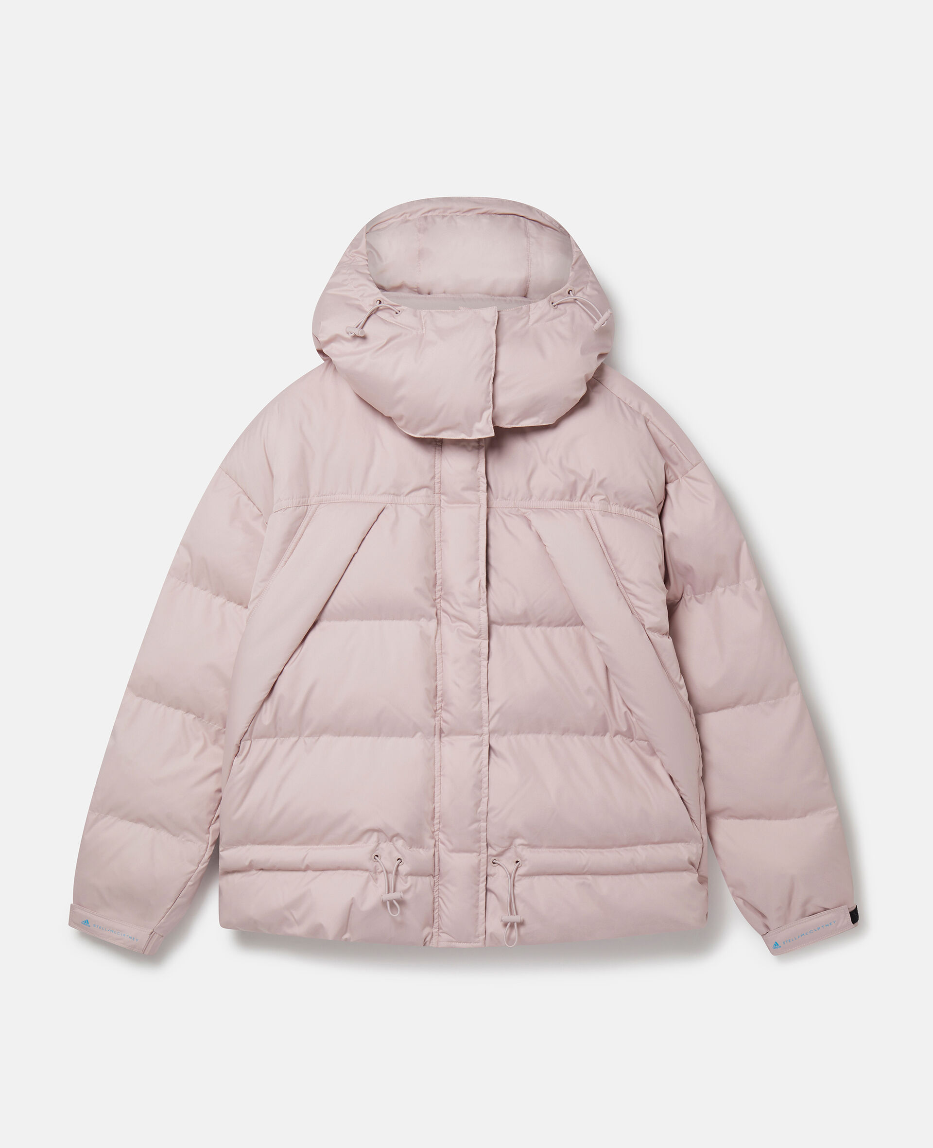 TrueCasuals Mid Length Padded Coat-Pink-large image number 0