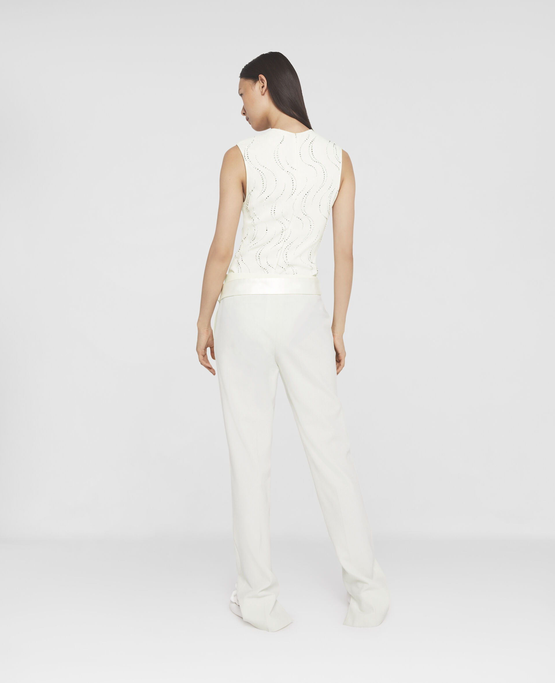 Embellished Bodysuit-White-large image number 2