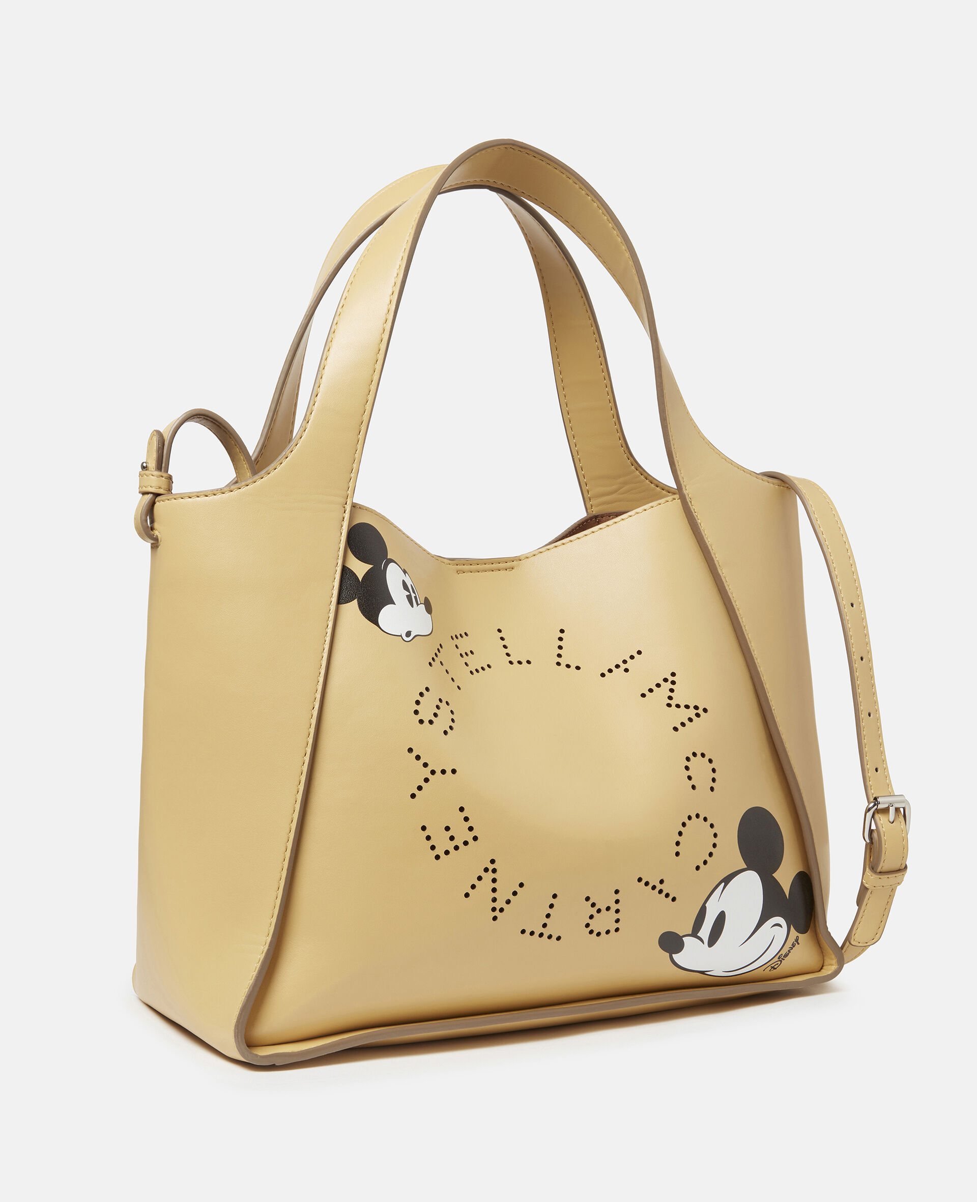 Fantasia Mickey Print Stella Logo Crossbody Bag-Yellow-large image number 1