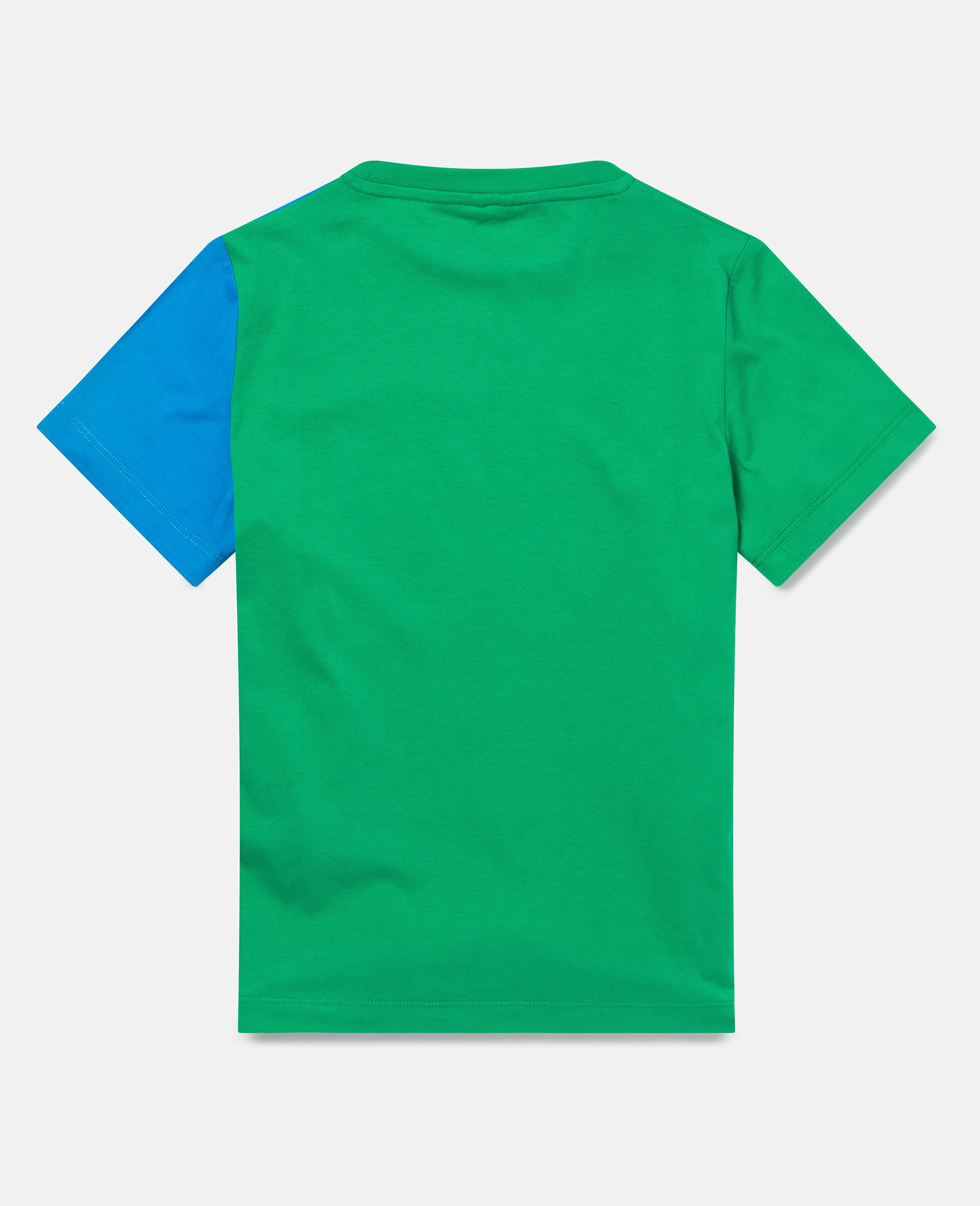 Stella Logo Cotton T‐Shirt-Blue-large image number 2