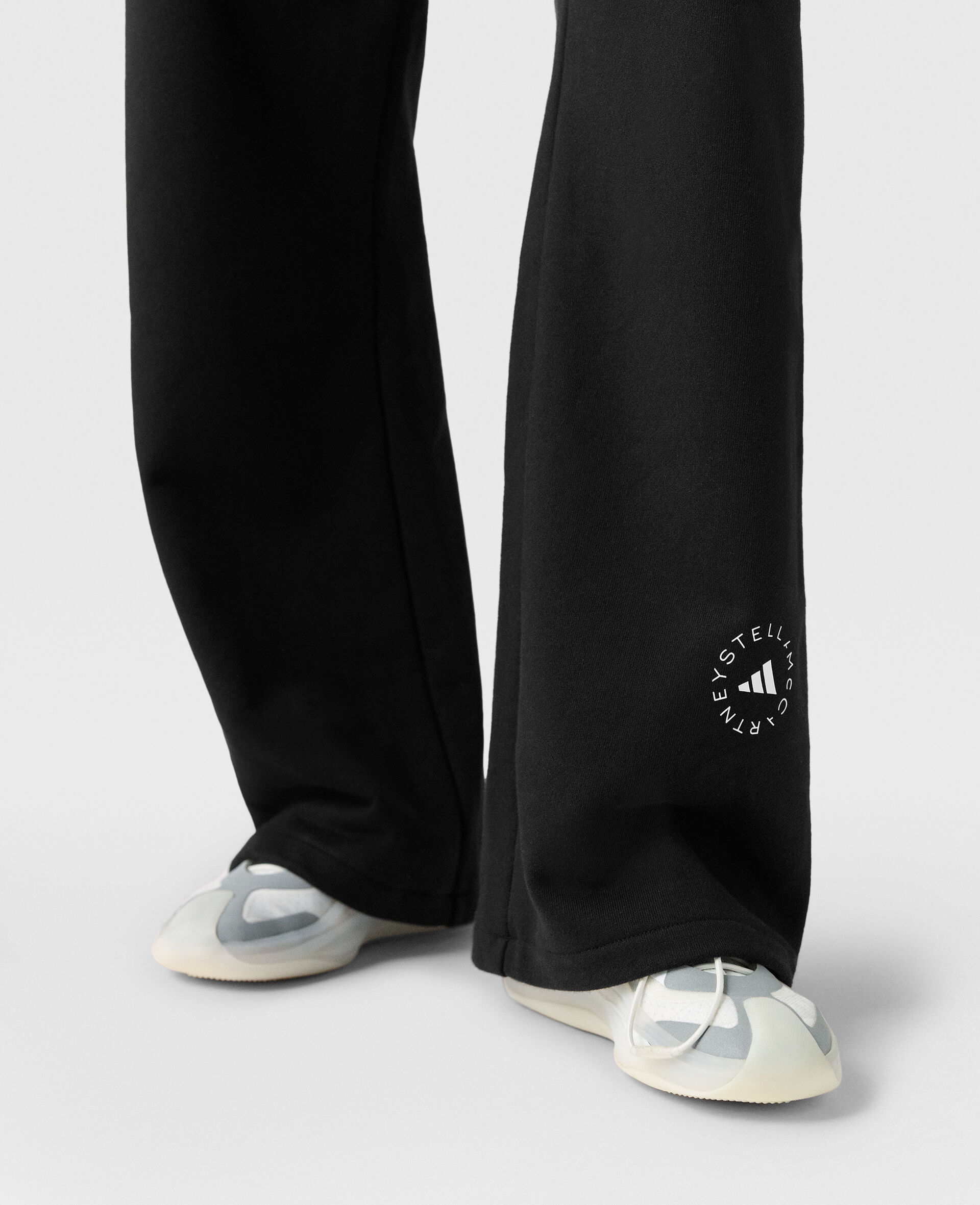 Logo Straight-Leg Joggers-Black-large image number 2