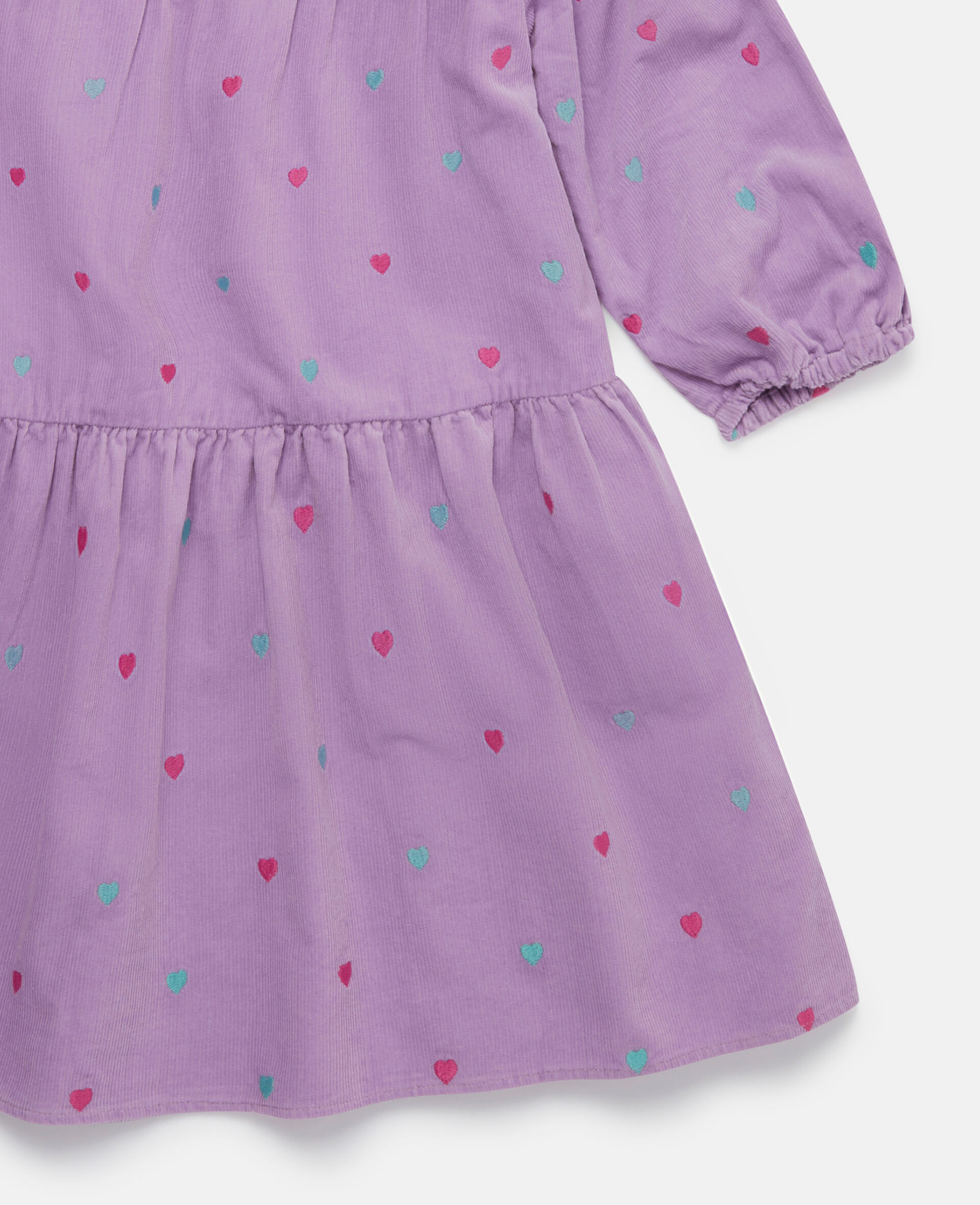 Kleid mit Herzstickerei-Purple-large image number 3