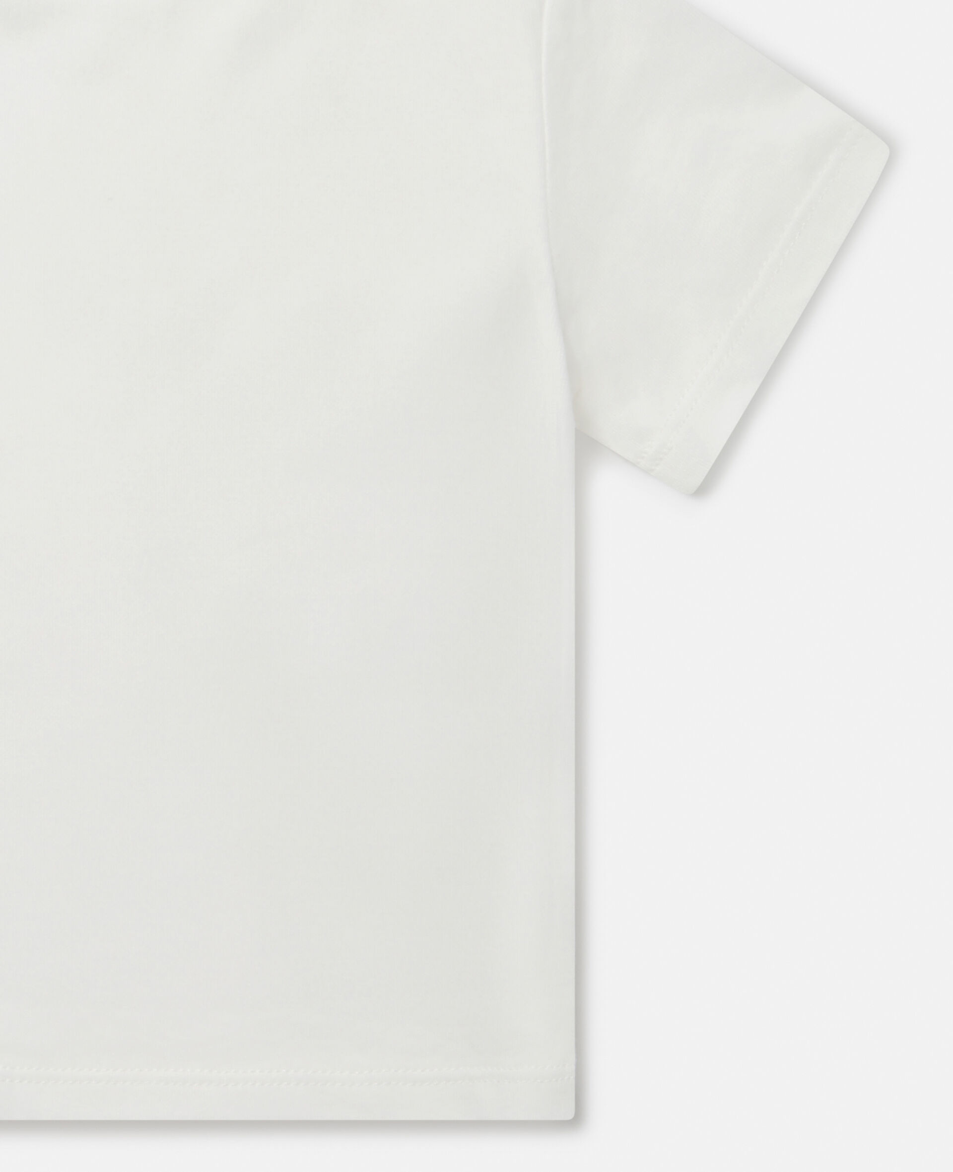 Stella Woodland Lettering Crewneck T-Shirt-White-large image number 3