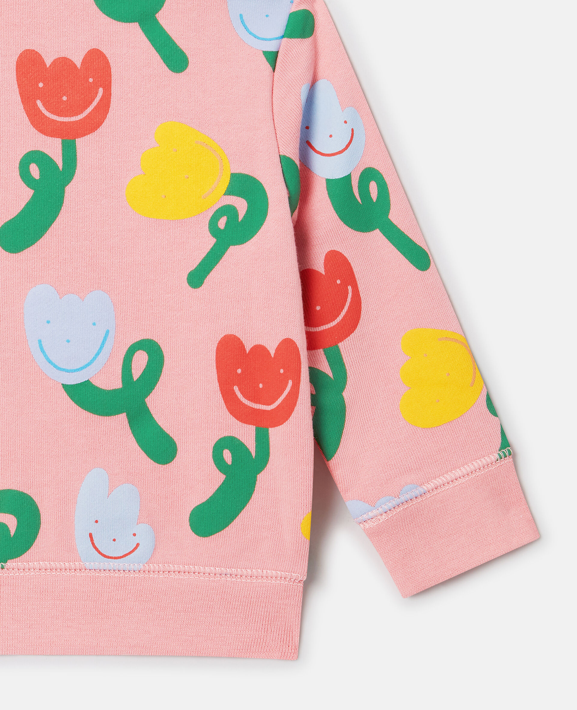 All-Over Floral Sweatshirt-Pink-large image number 3