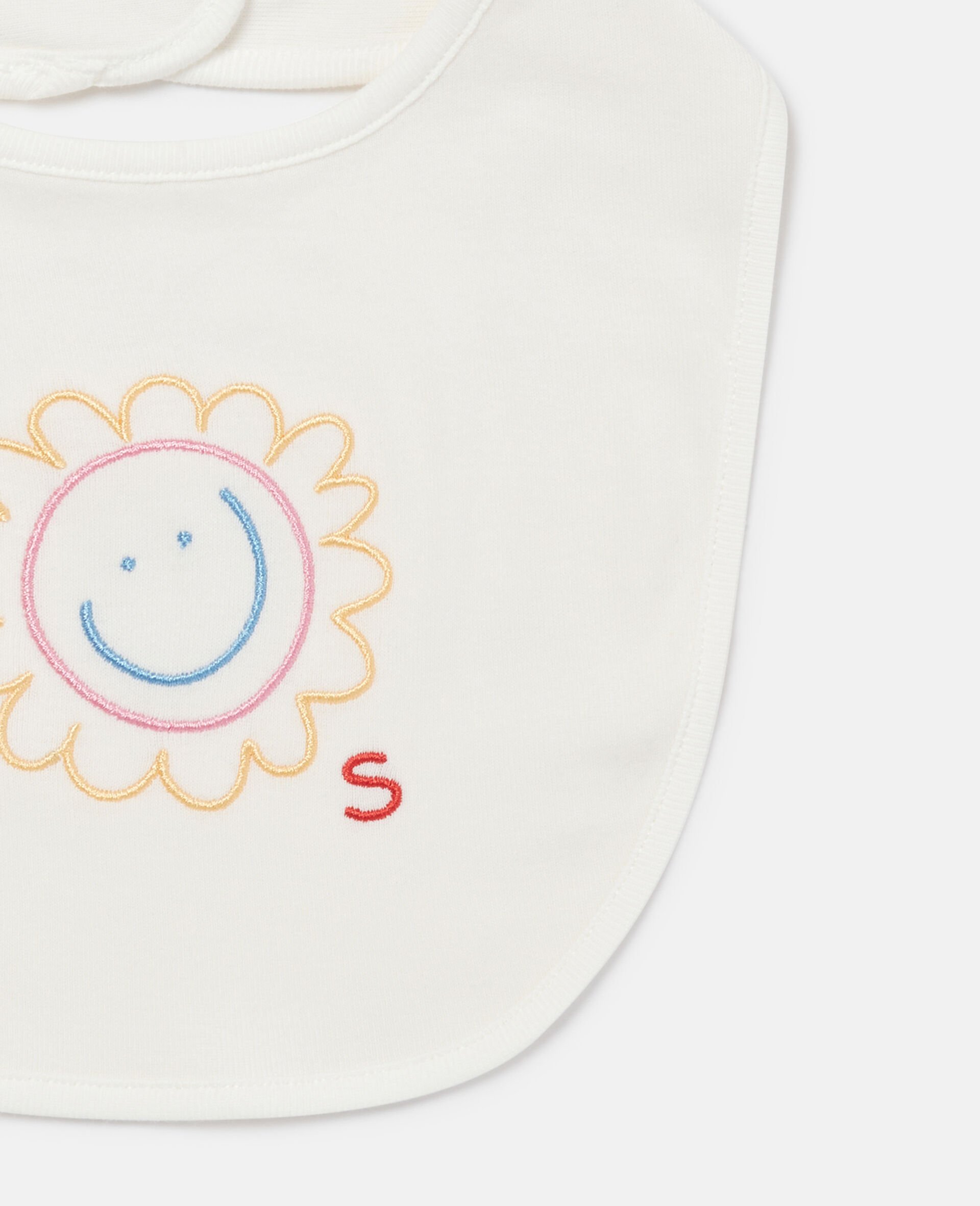 Ensemble de 7 bavoirs brodes-Cream-large image number 2