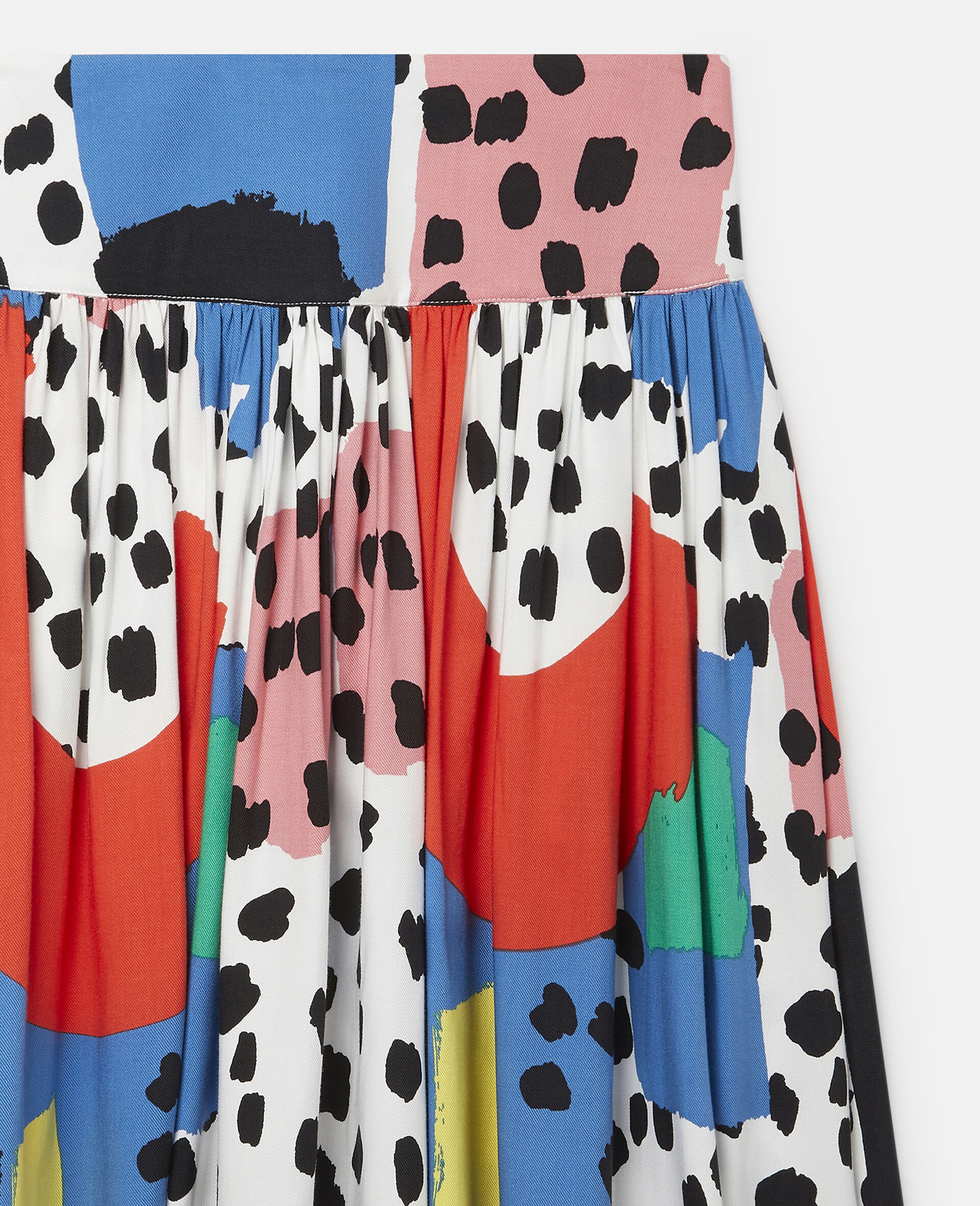 Kleid aus Twill mit Dalmatiner-Punkten-Bunt-large image number 1