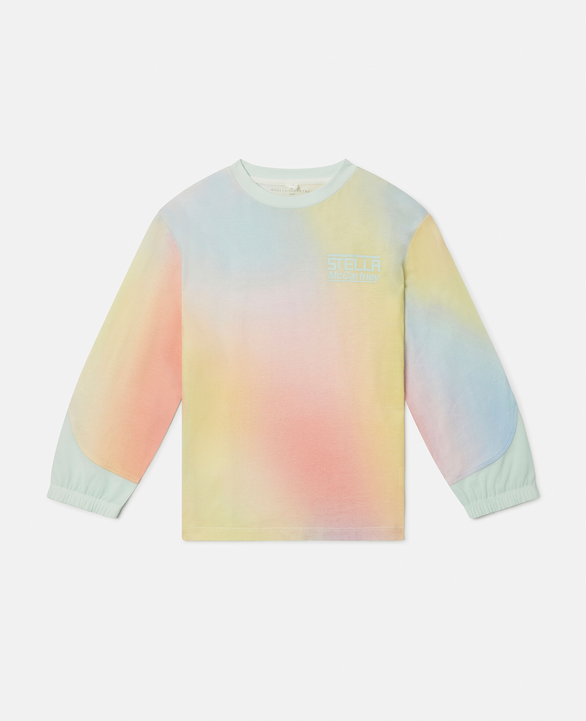 Ombré Print Sweatshirt-Multicolour-large image number 0