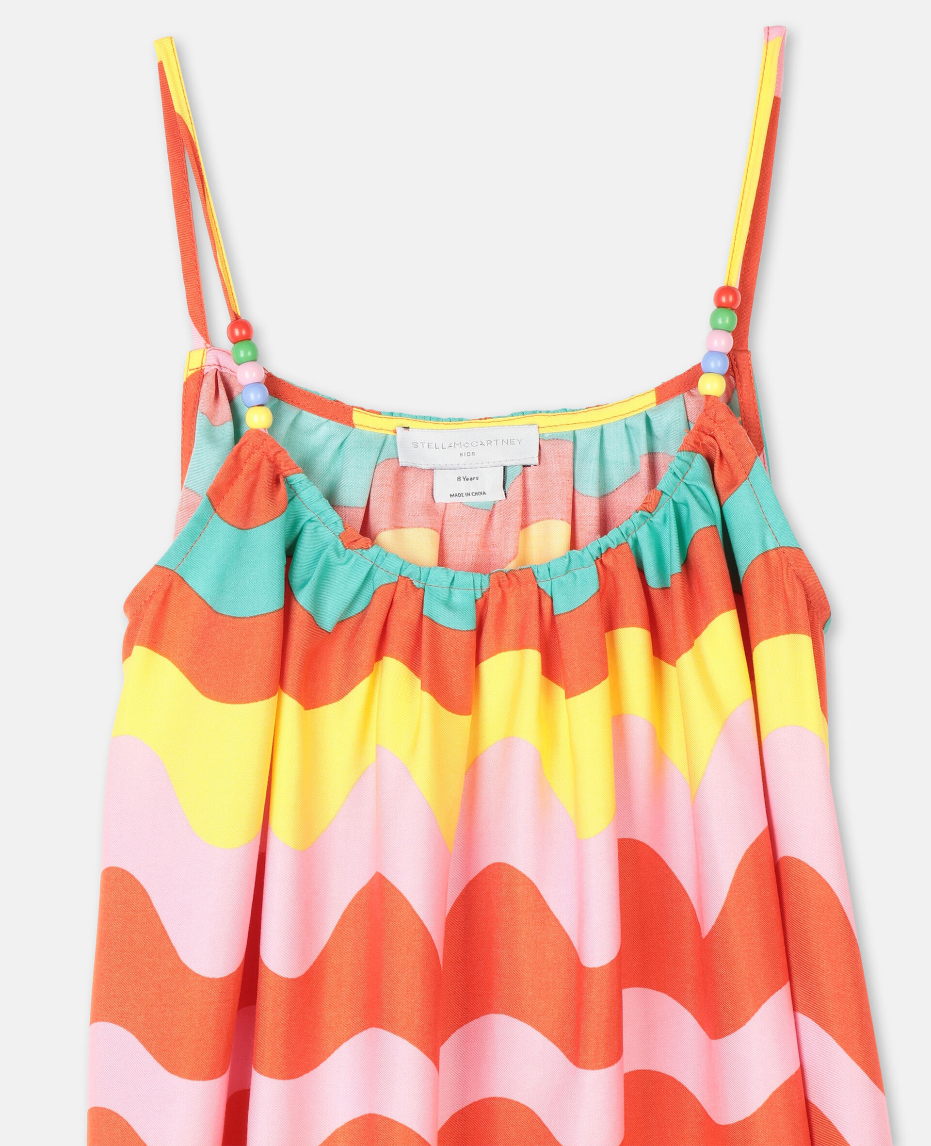 Kids Multicolour Swiggle Viscose Dress | Stella McCartney US