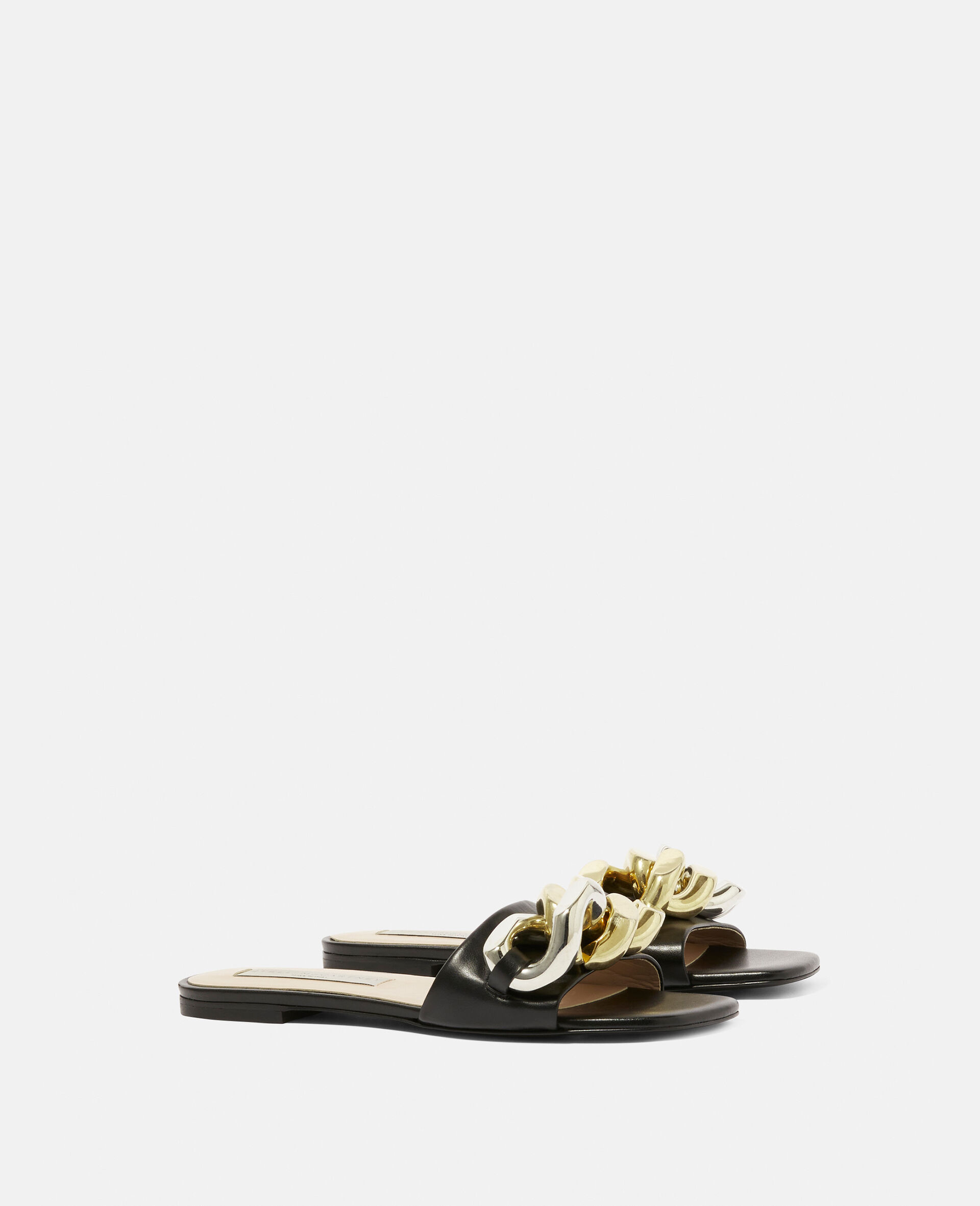 Falabella Flat Slides-Black-large image number 1