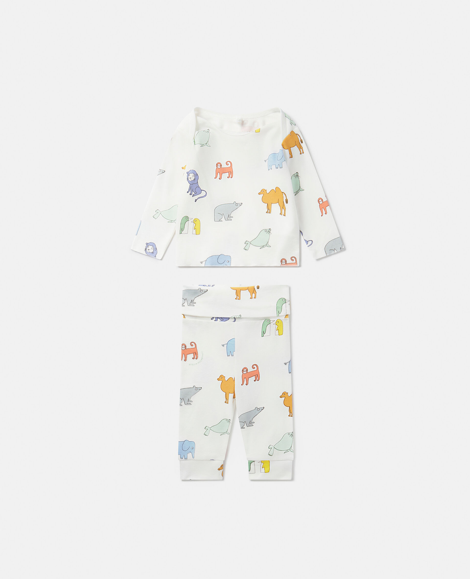 アニマルプリントトップスとレギンスセット-マルチカラー-large アニマルプリントトップスとレギンスセット-マルチカラー-large image number 0