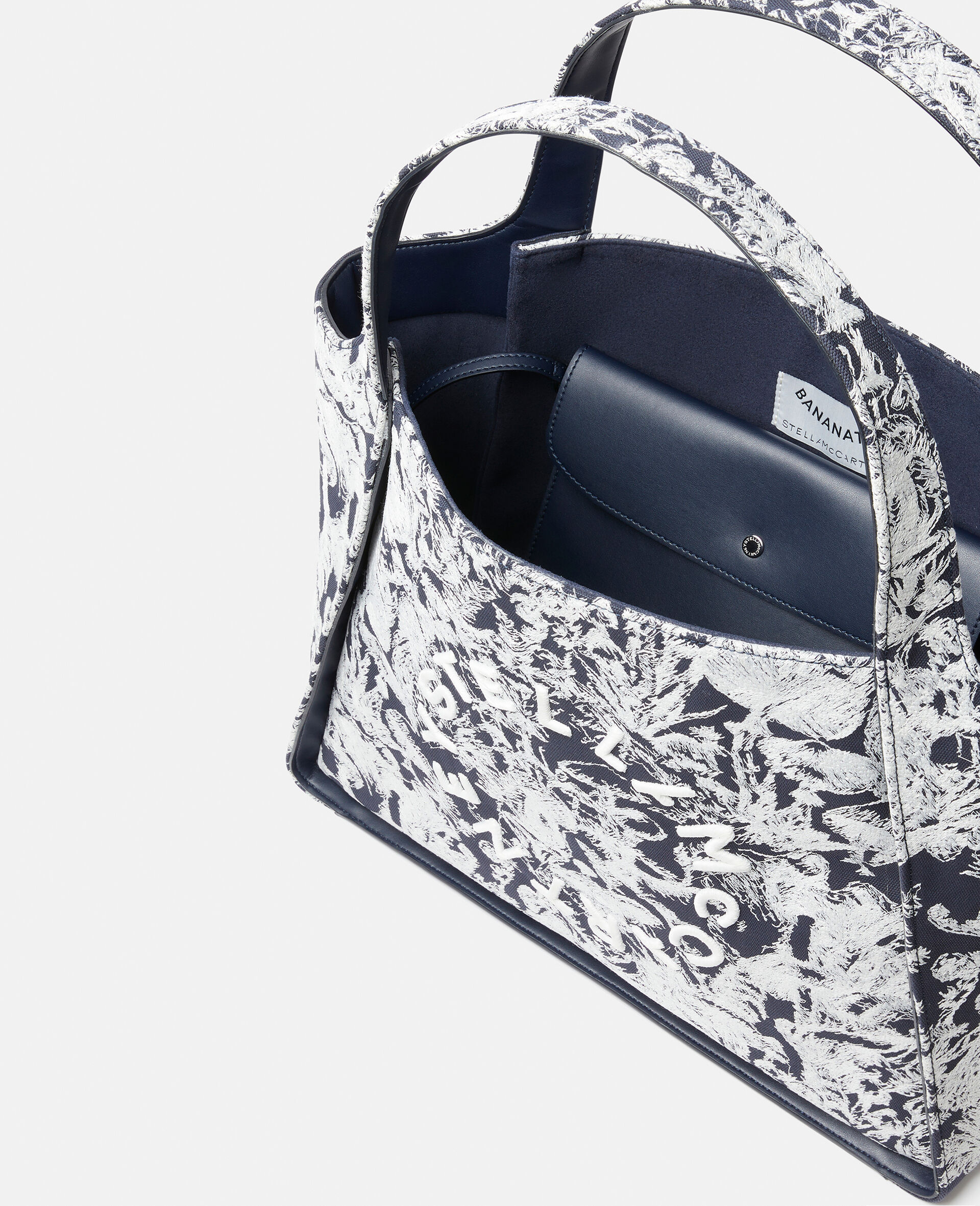 Logo Fungi Forest Toile de Jouy Tote Bag-Red-large image number 4