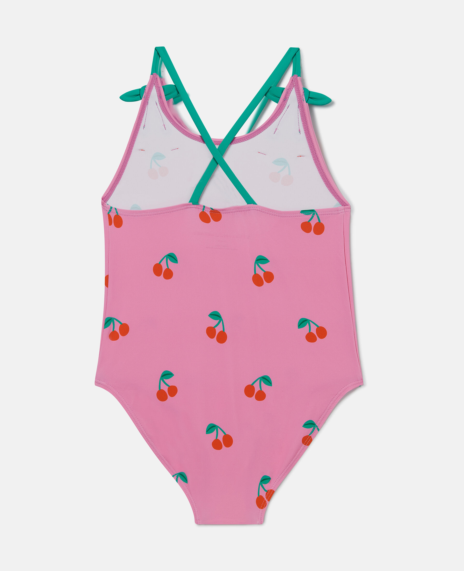 Cherry Print Swimsuit-Pink-large image number 2