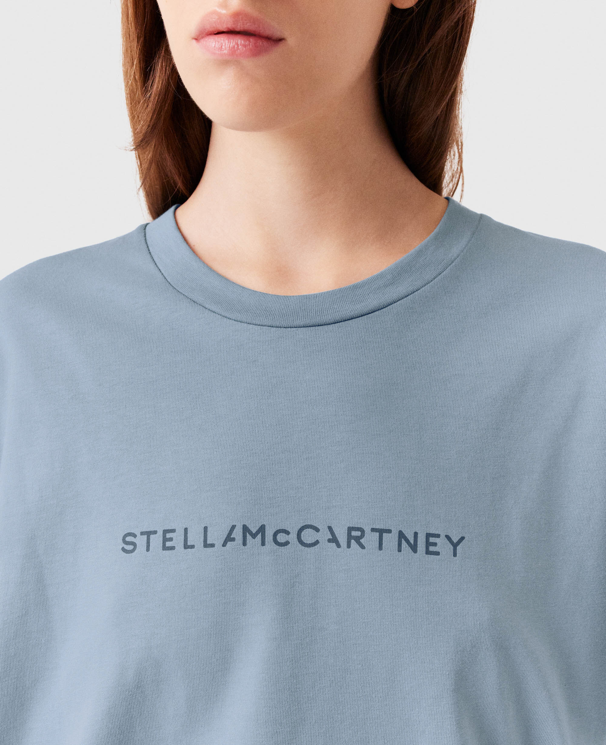 Stella McCartney Asymmetric Cotton Top | Black | FARFETCH