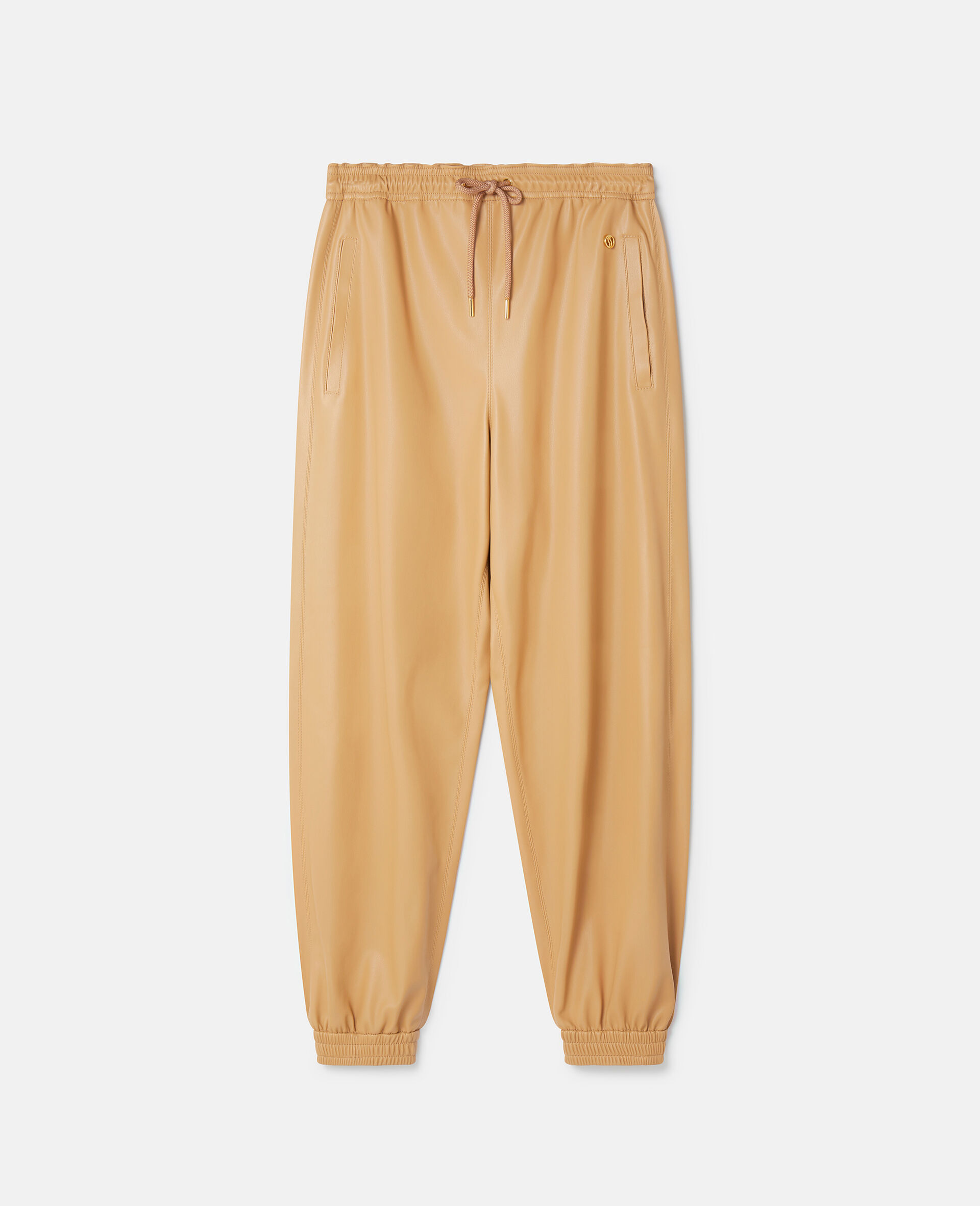 Pantaloni con risvolto in Alter Mat-Marrone-medium