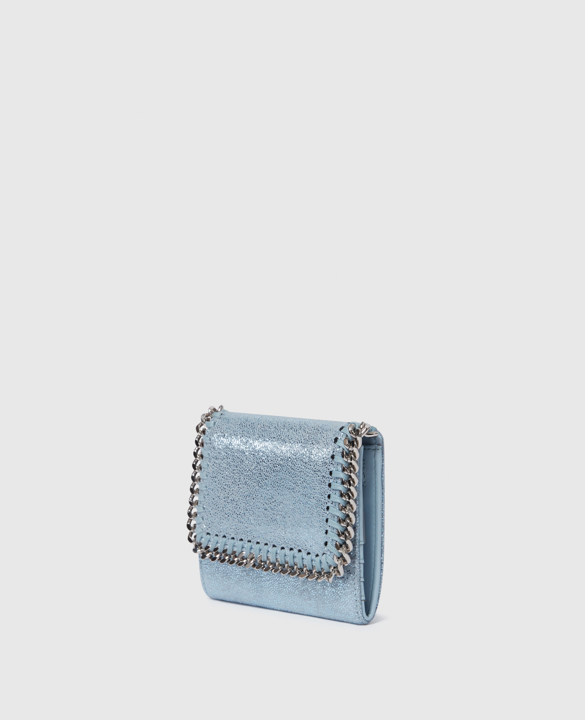 Falabella Small Flap Wallet-Blue-large image number 1