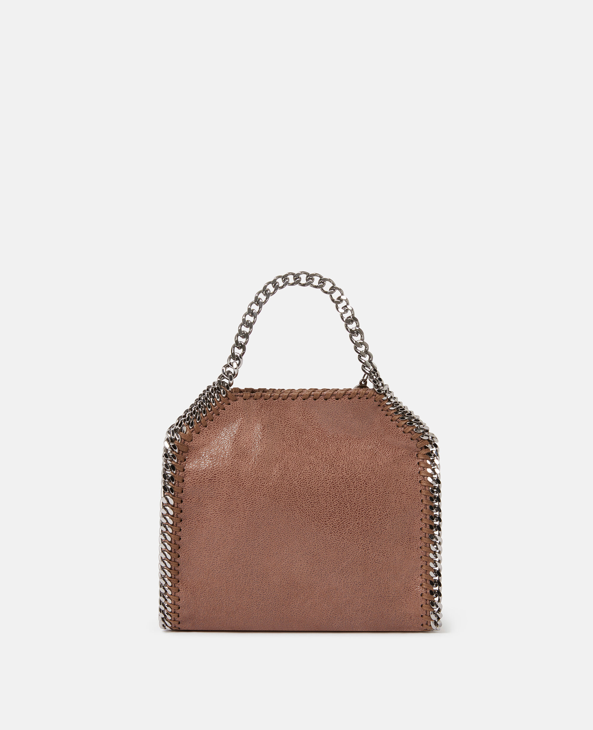 Women Dark Taupe Falabella Tiny Tote Bag | Stella McCartney US