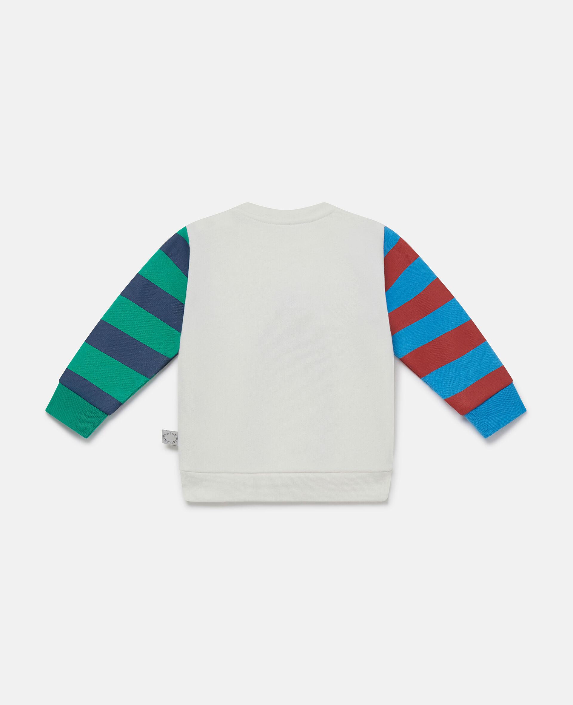 Penguin Motif Long Sleeve T-Shirt-Cream-large image number 2