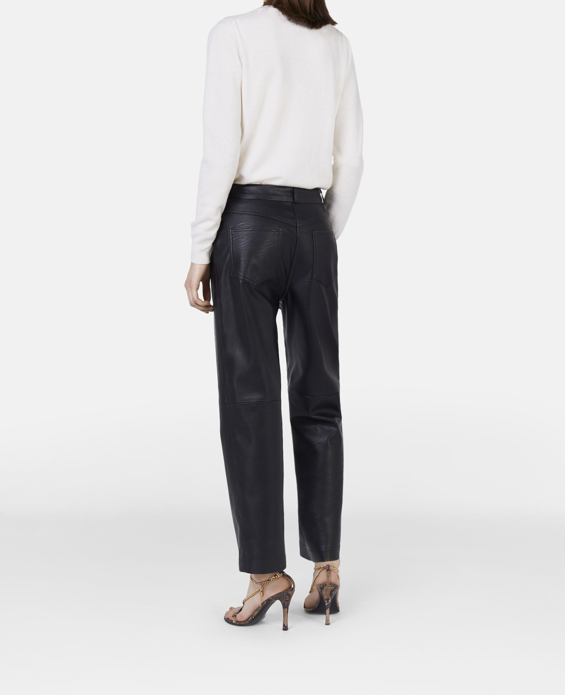 Stella Iconics Hose mit geradem Bein aus Alter Mat-Schwarz-large image number 2