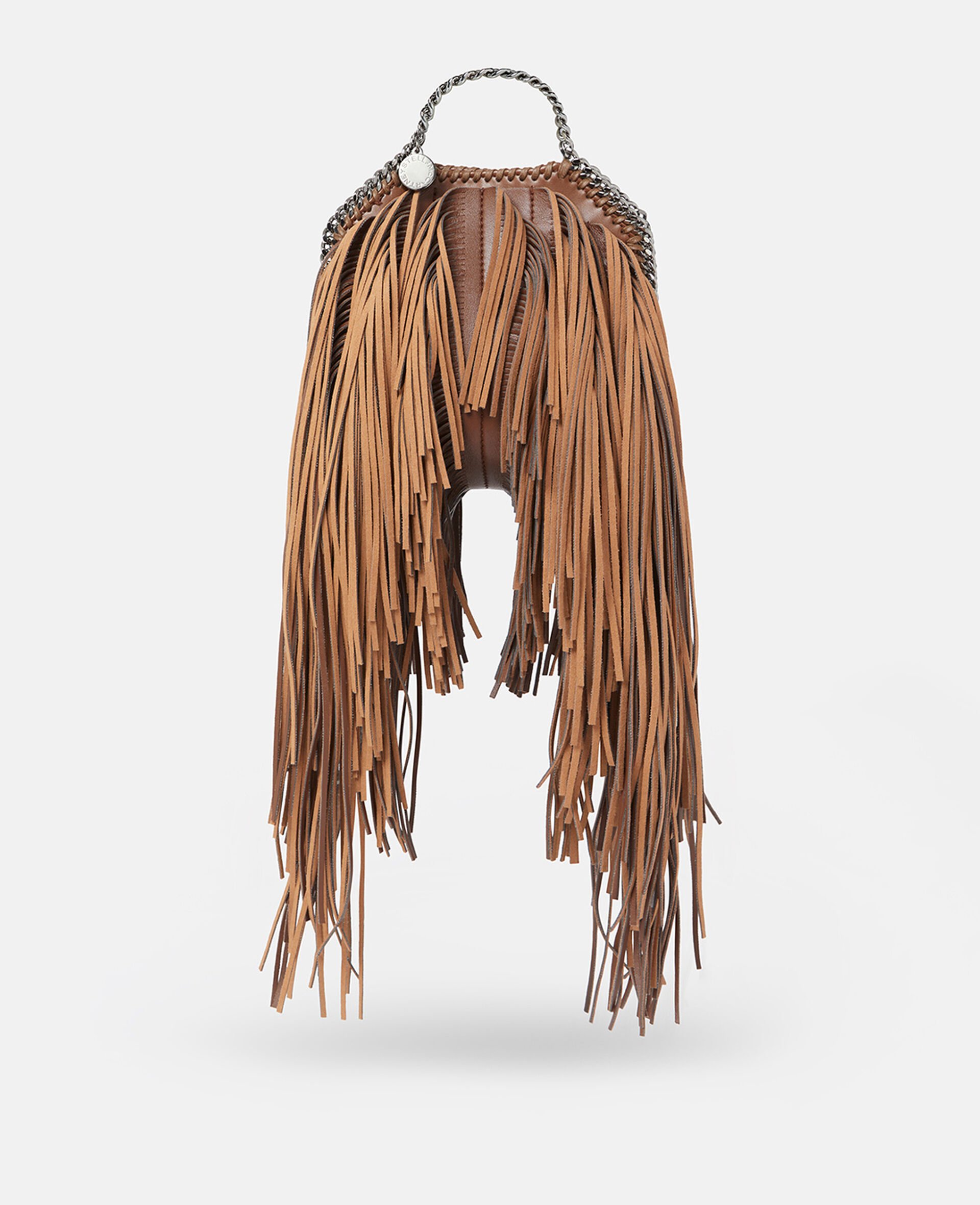 Fringe Falabella Tiny Tote Bag-Brown-large image number 0