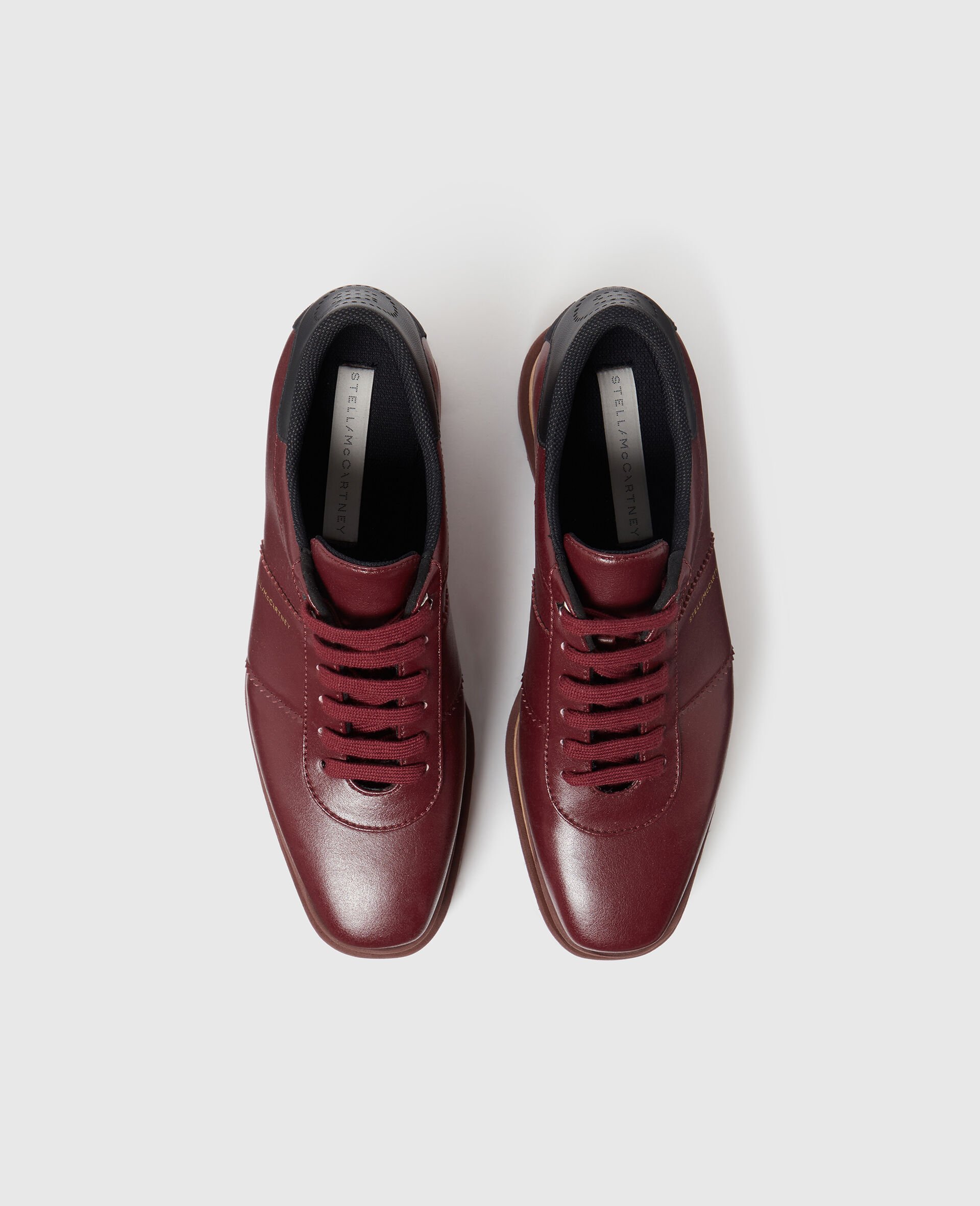 Sneak-Elyse Platform Sneakers-Red-large image number 3