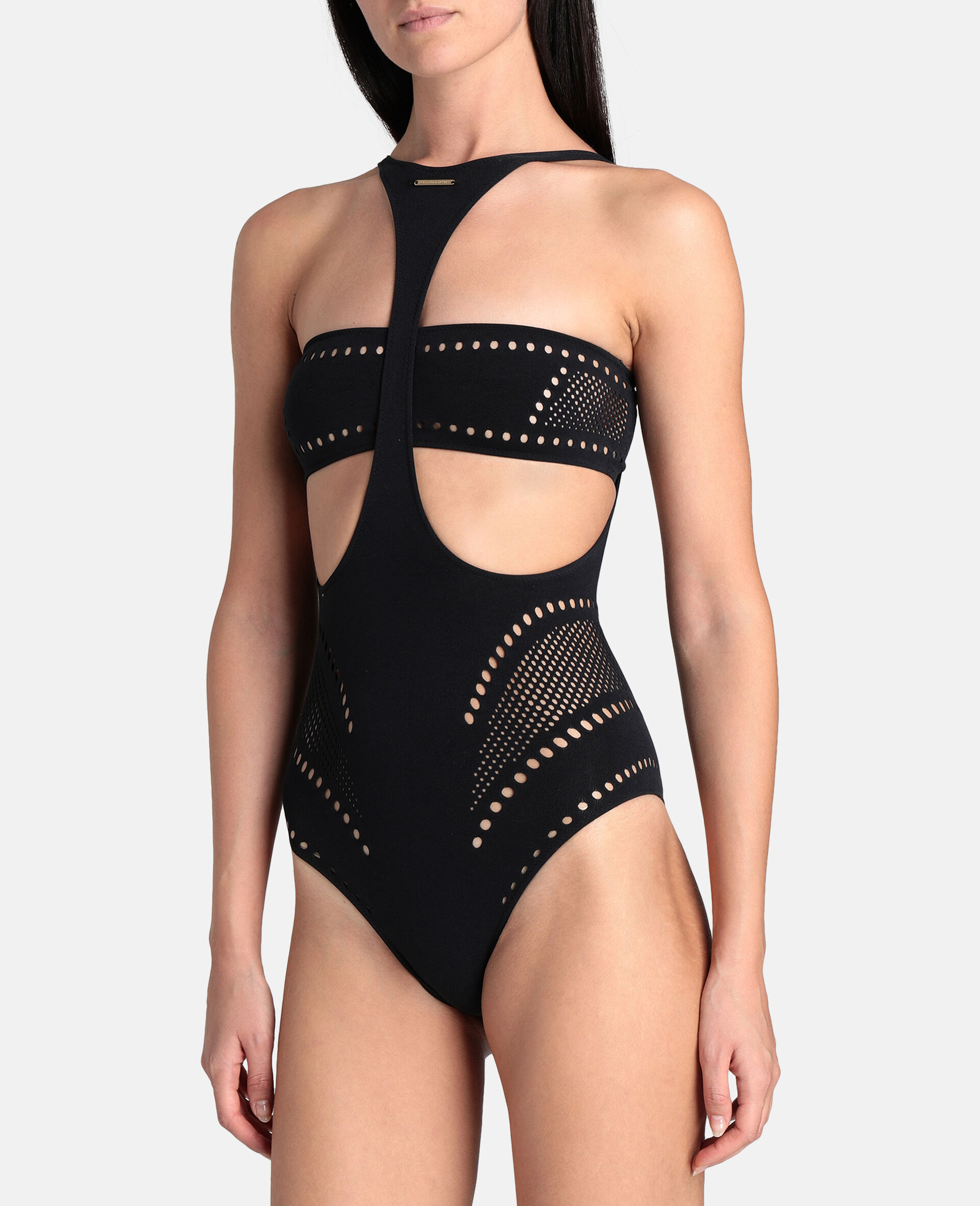 Stellawear Graphic Bodysuit-Black-large image number 4