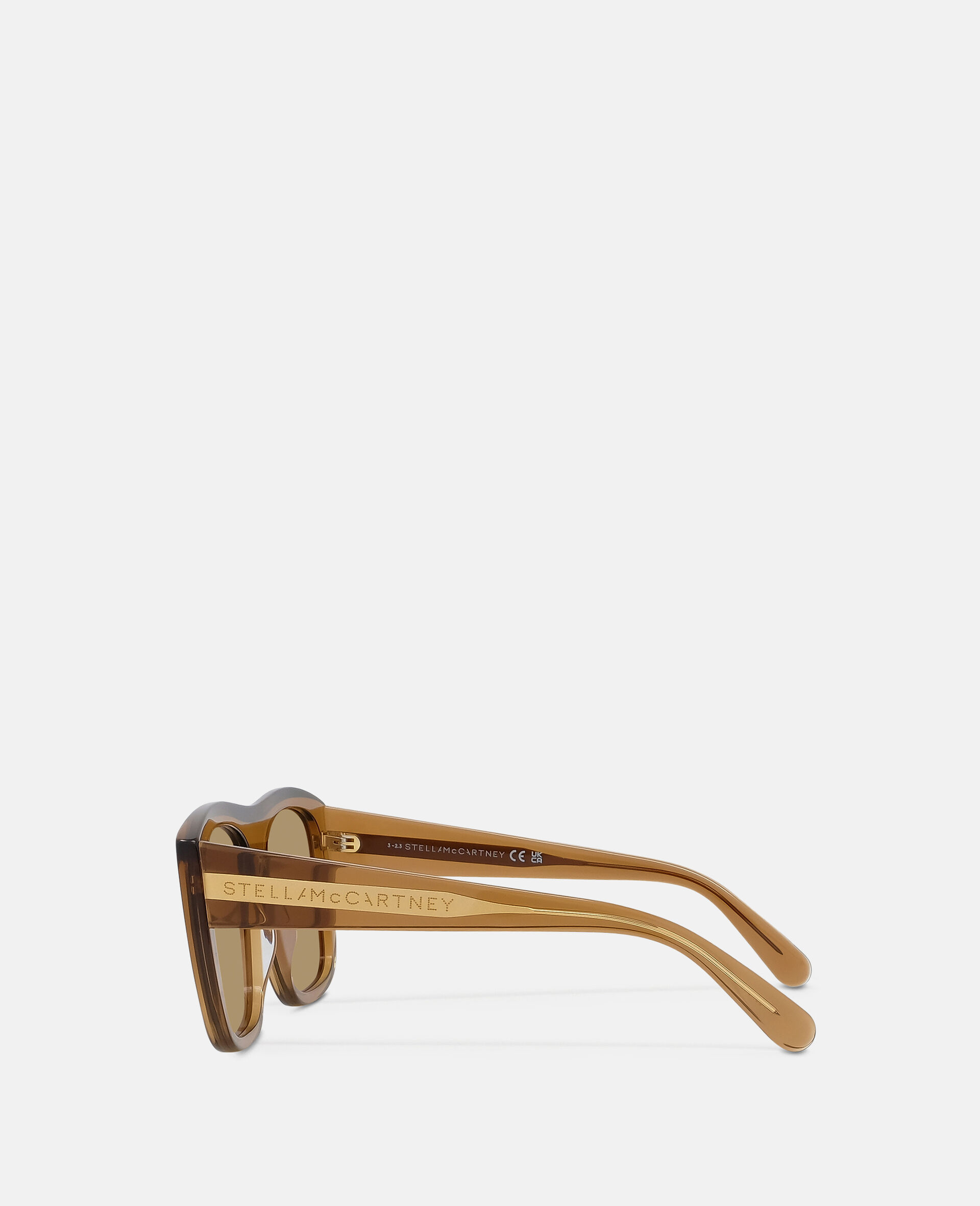 Straight-Edge Square Sunglasses-Black-large Straight-Edge Square Sunglasses-Black-large image number 1