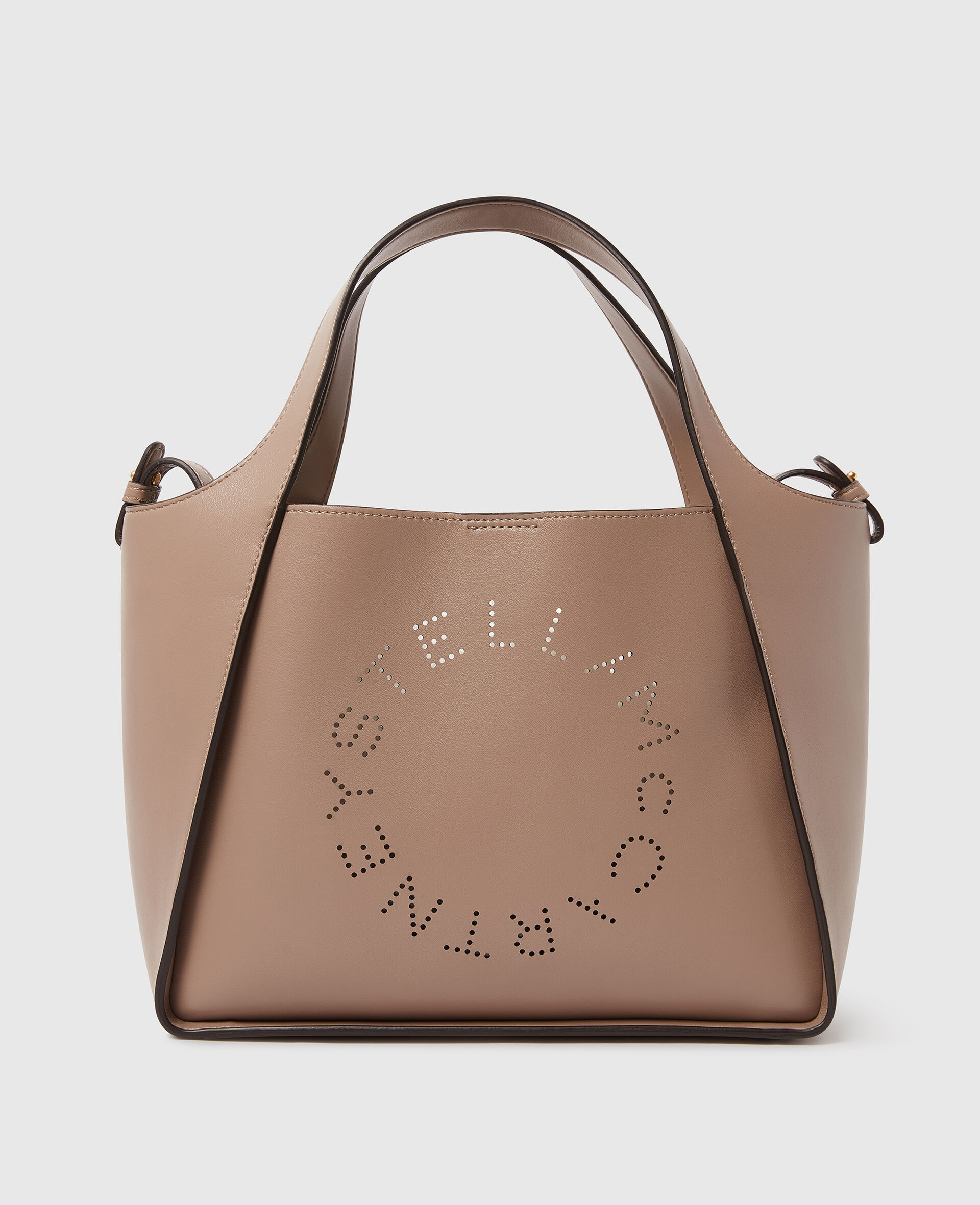Logo Crossbody Tote Bag-Black-large image number 0