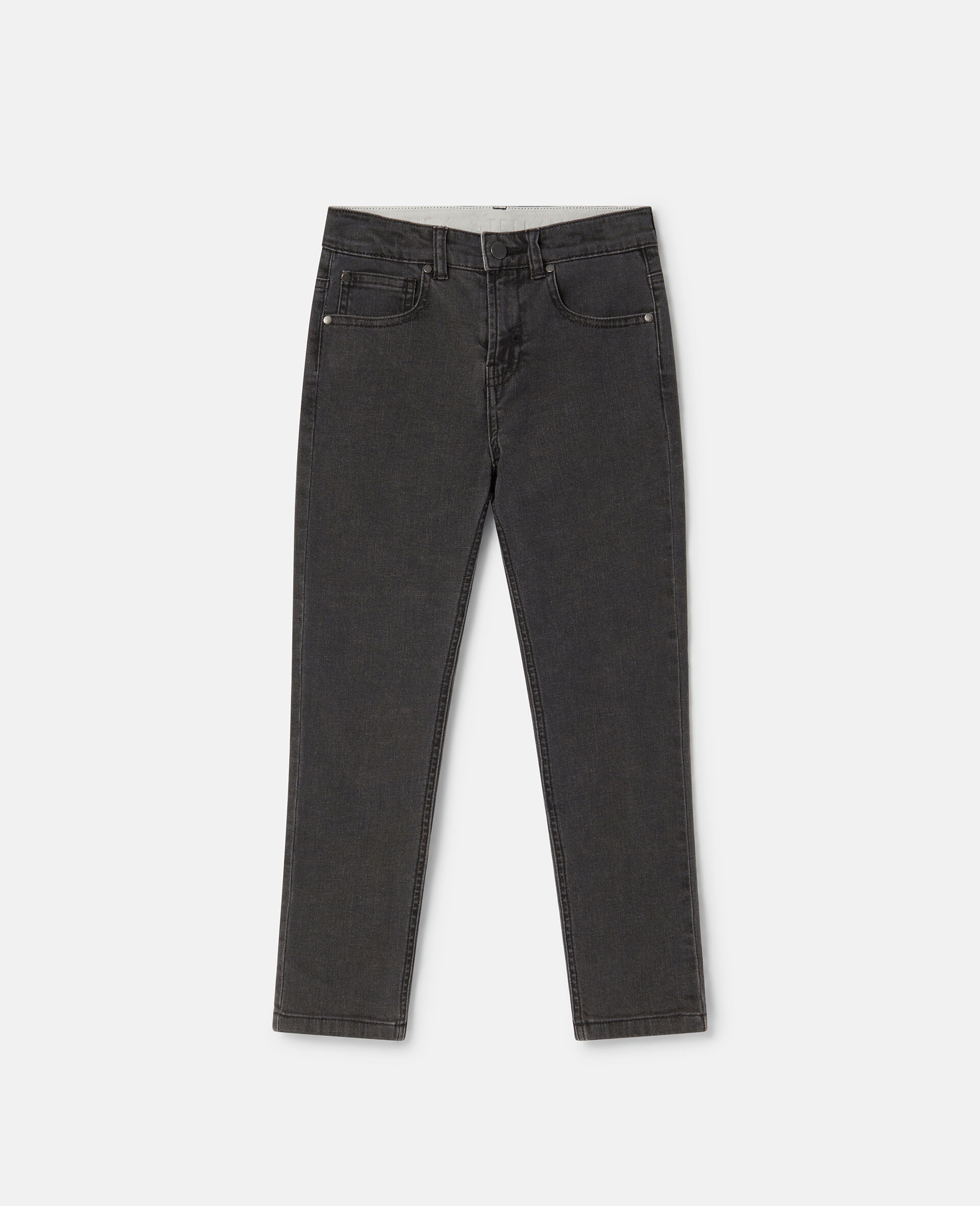 Jeans mit schmalem Hosenbein-Schwarz-large image number 0