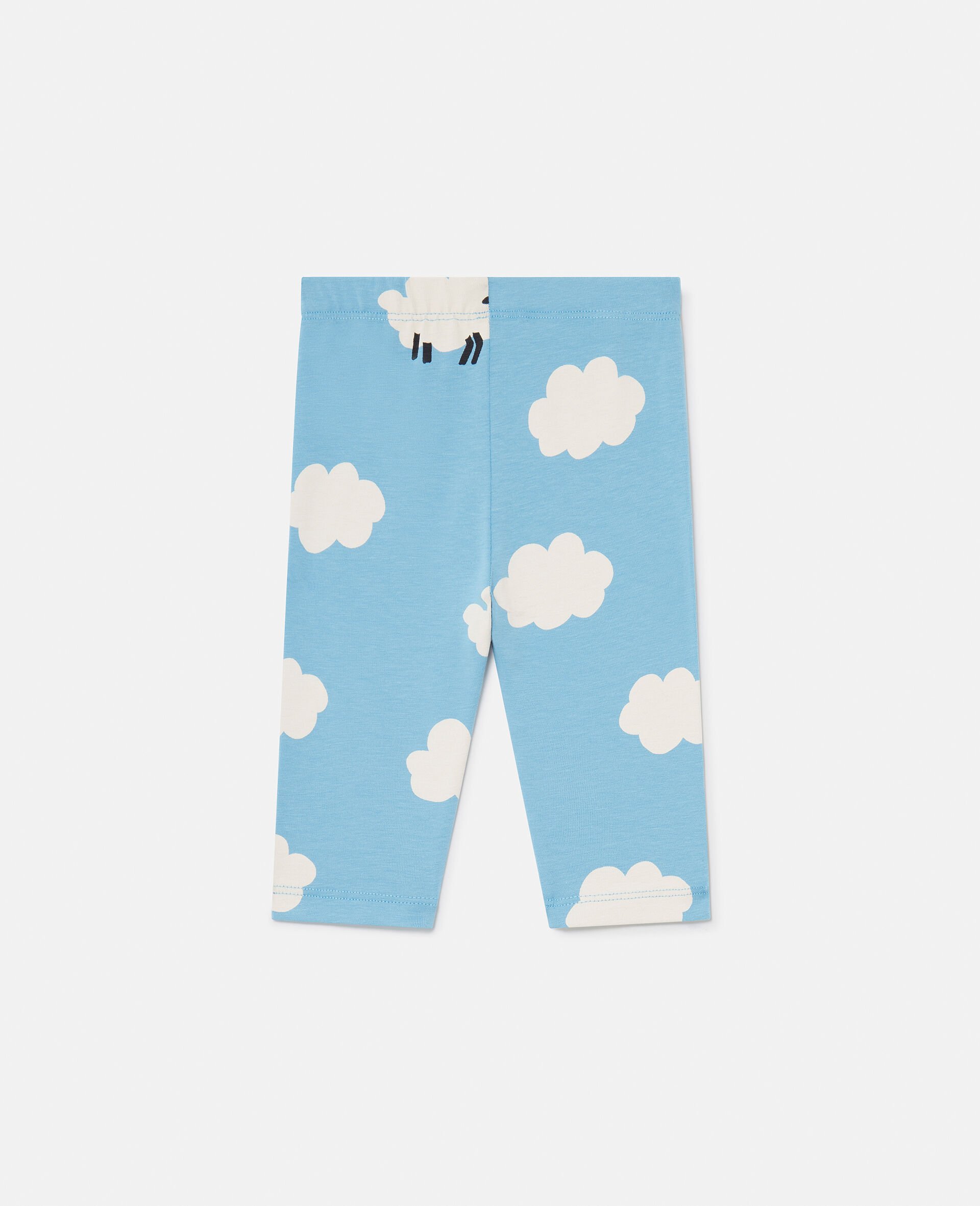 Sheep Pattern Leggings-Blue-large Sheep Pattern Leggings-Blue-large image number 2