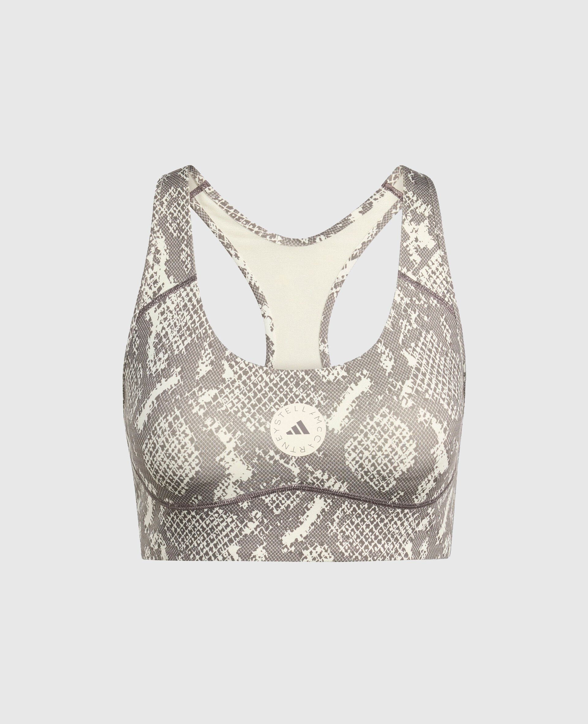 TruePurpose Power Impact Snake Print Training Bra-Beige-large image number 0