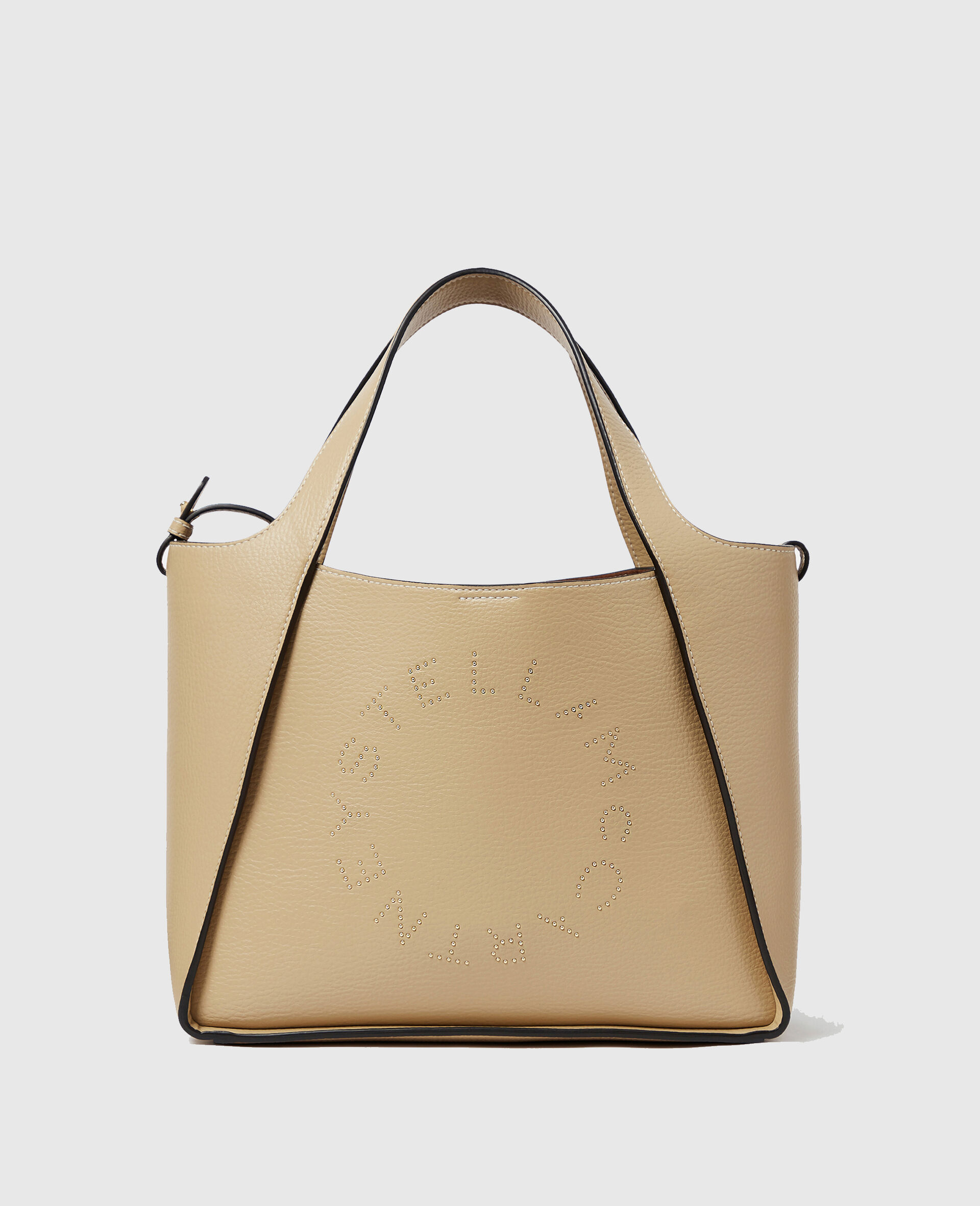 Logo Top Handle Crossbody Tote Bag-Brown-large image number 0