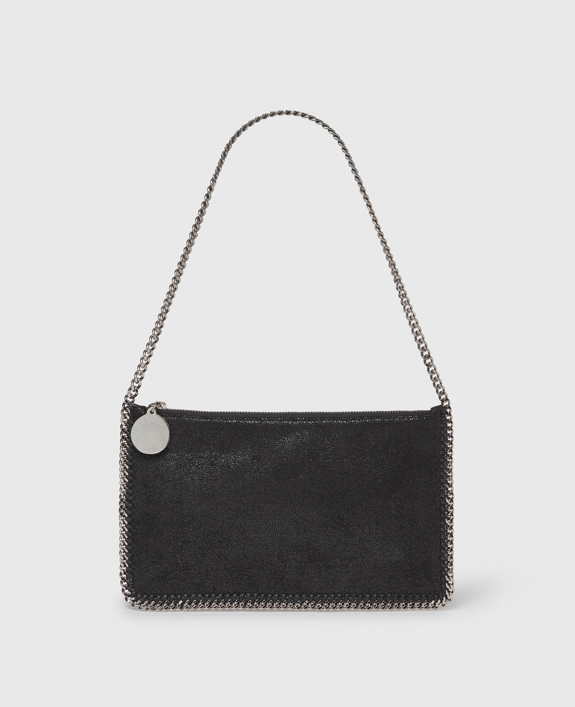 Falabella Pochette Shoulder Bag-Black-medium Falabella Pochette Shoulder Bag-Black-medium