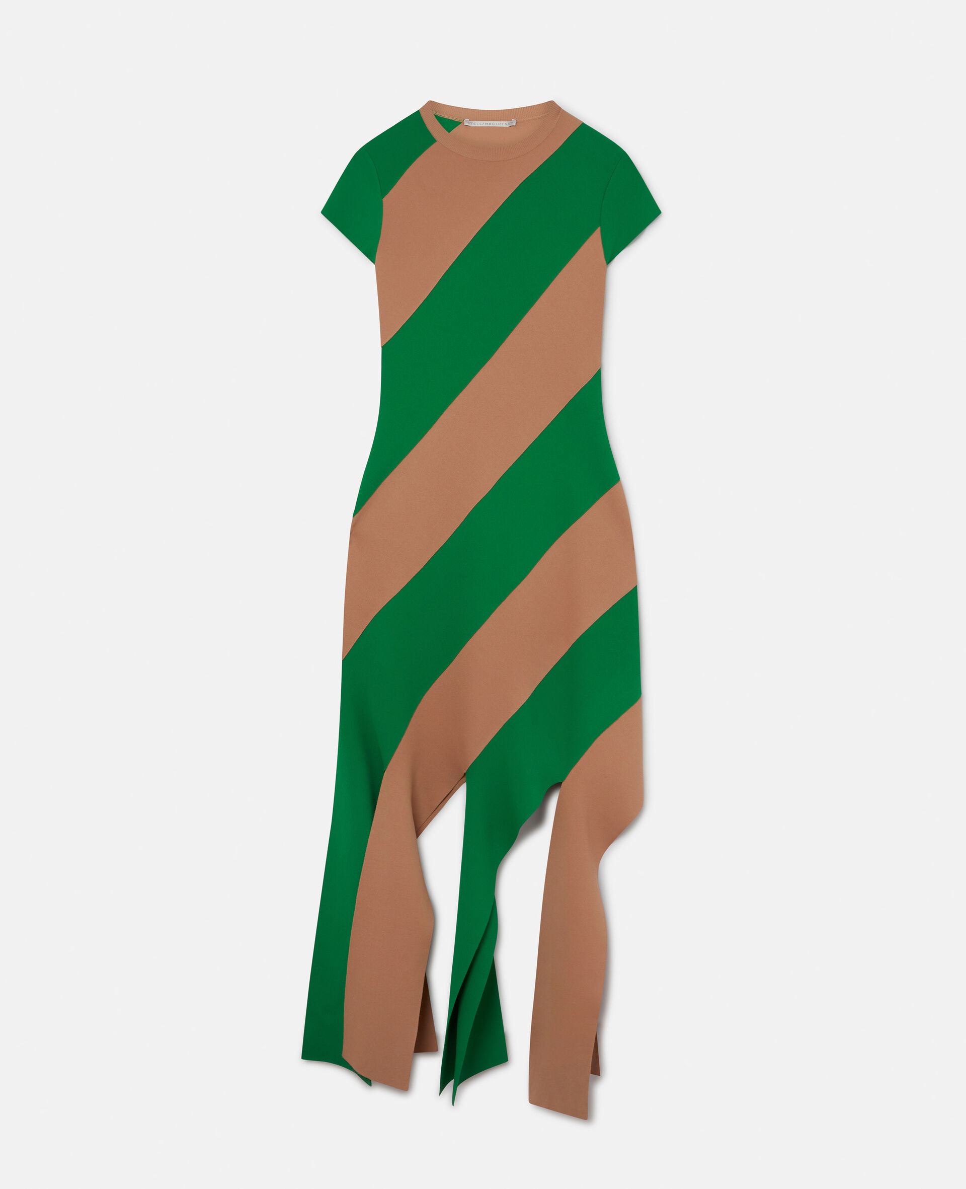 Compact Knit Midi Dress-Black-large image number 0