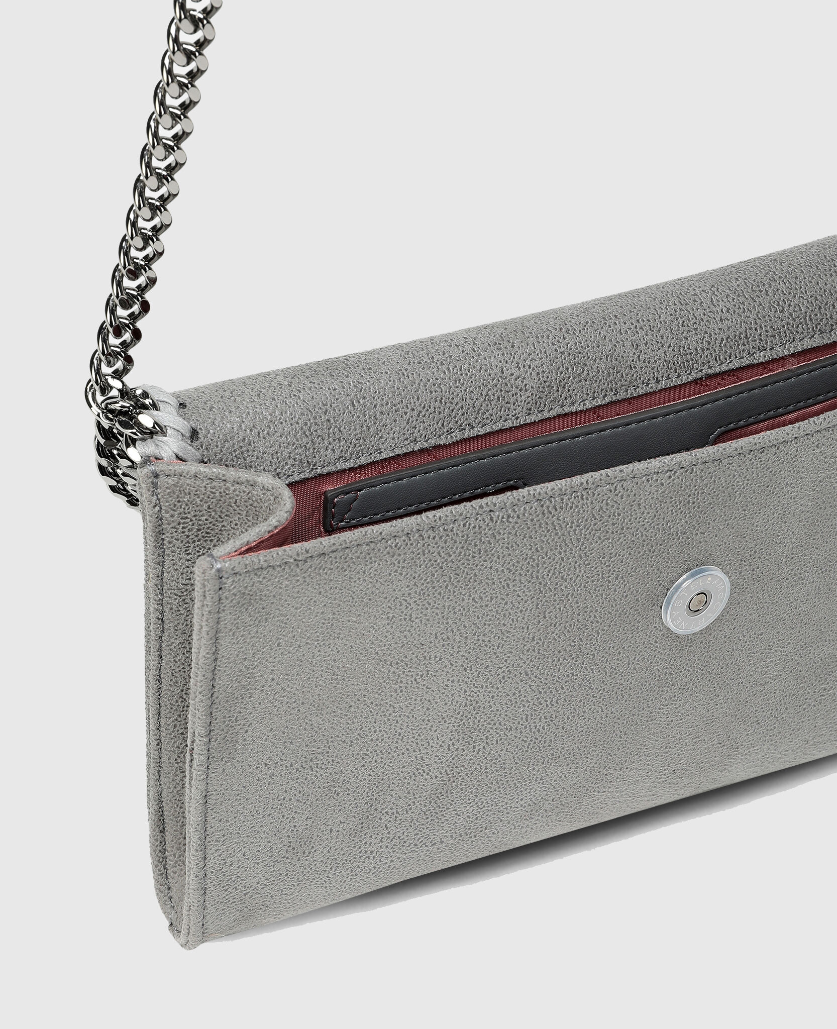 ショルダーバッグ・ポシェット Stella Mccartney Stella Mccartney Gray Falabella Wallet With Women Grey Falabella Wallet Crossbody Bag | Stella McCartney US