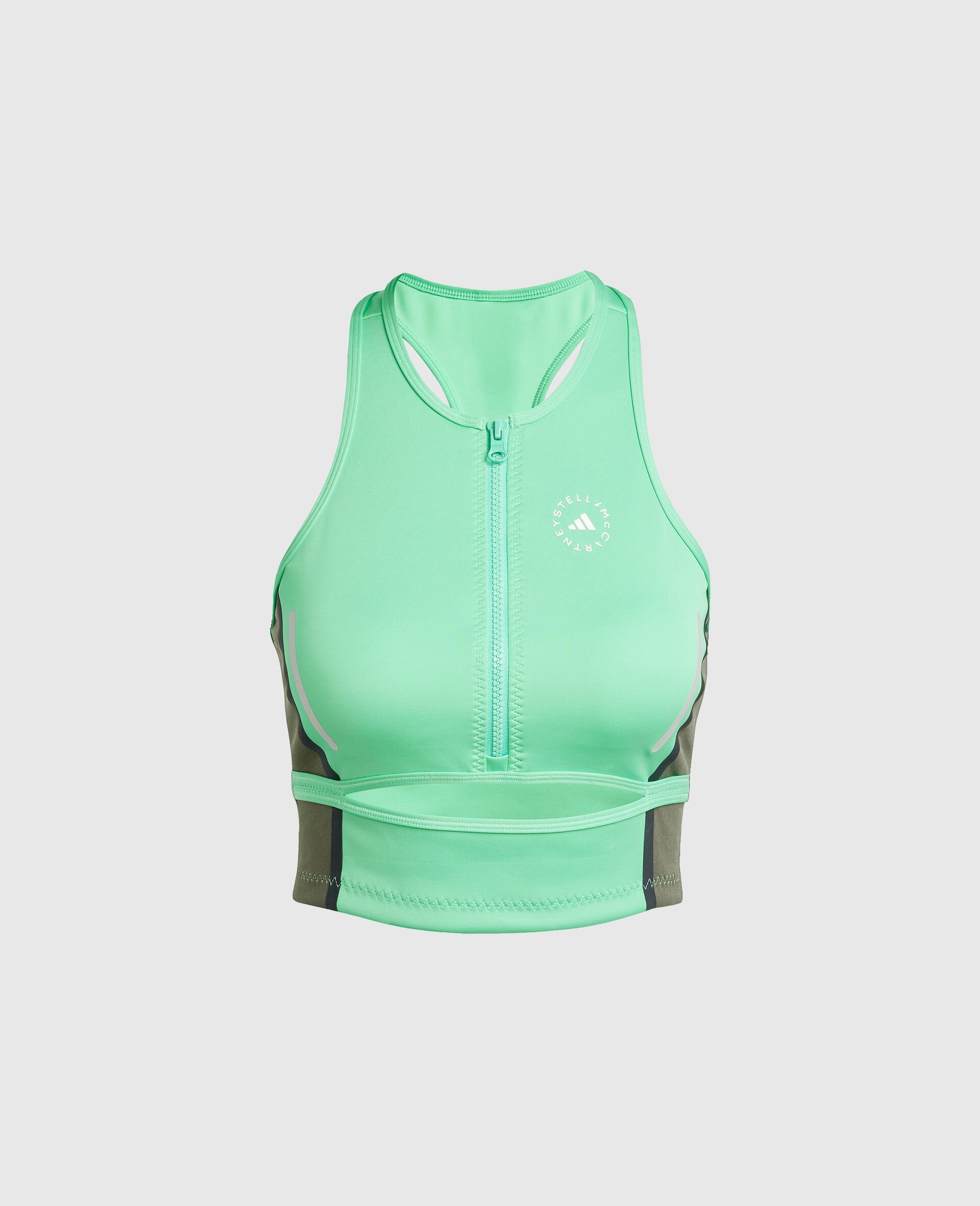 TrueLife High-Neck Crop Top-Green-large image number 0