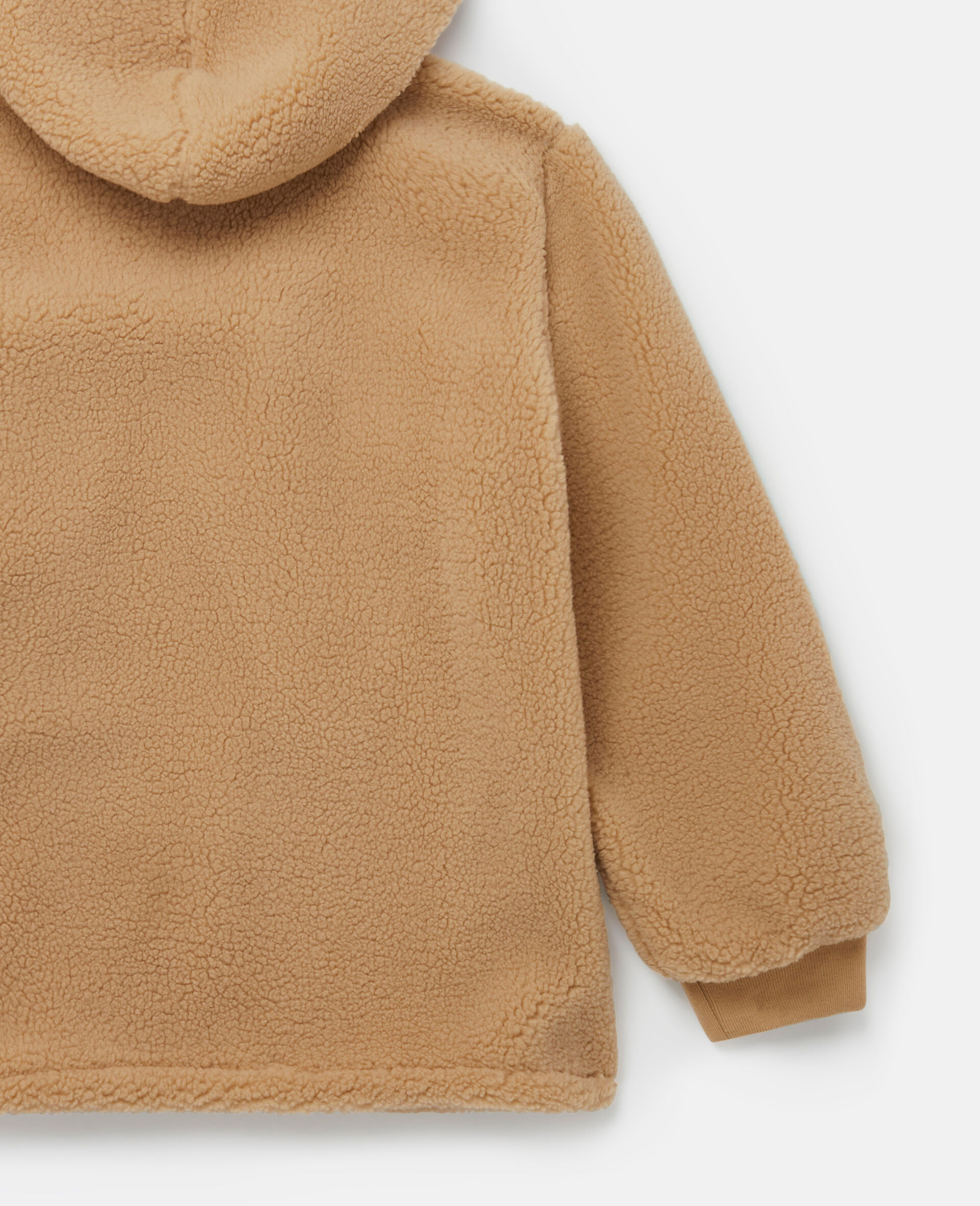 Camp Badge Fleece Pullover-Beige-large image number 3