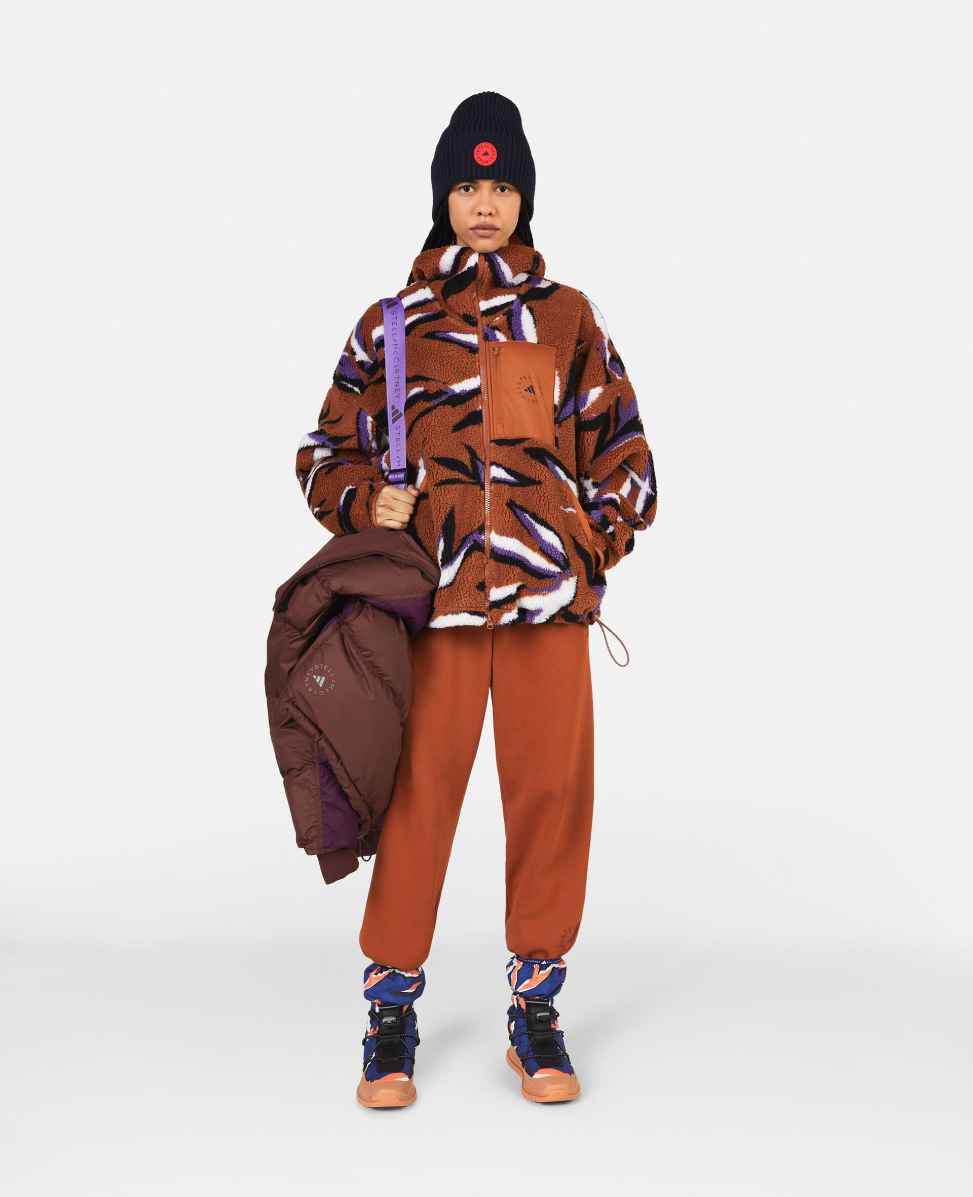 Logo Sweatpants-Brown-large image number 1