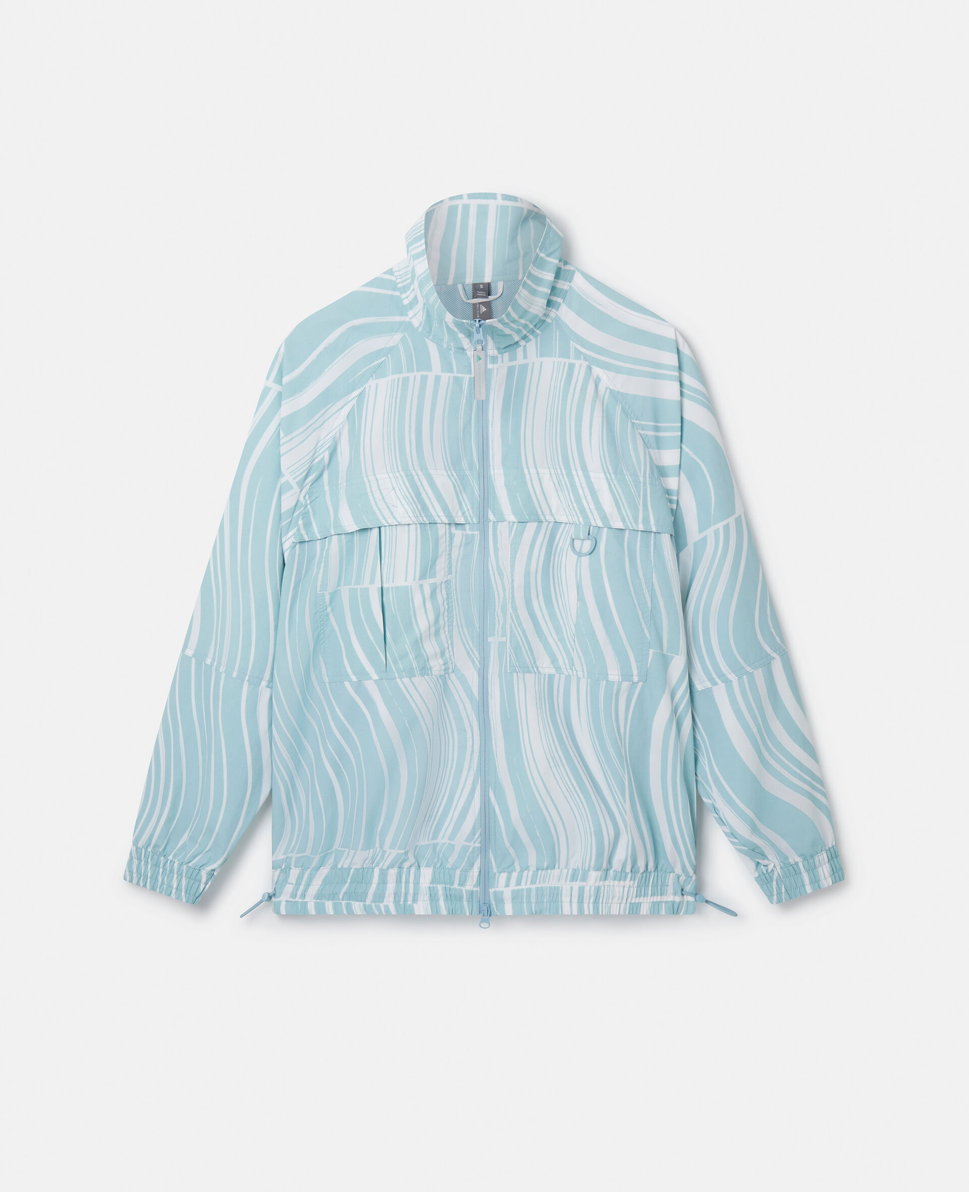 TrueCasuals Hover Float Print Woven Tracktop-White-large image number 0