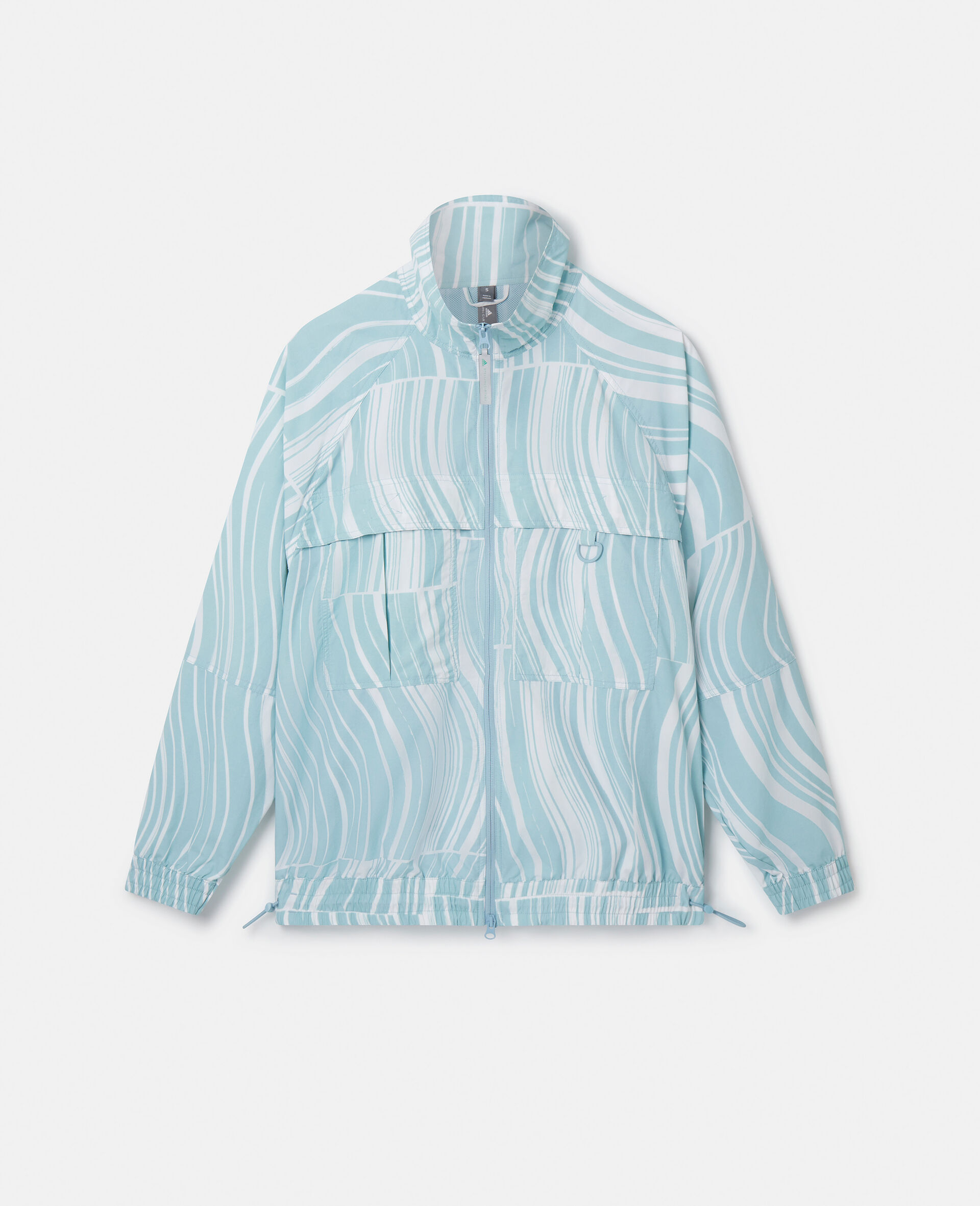 TrueCasuals Hover Float Print Woven Tracktop-White-large