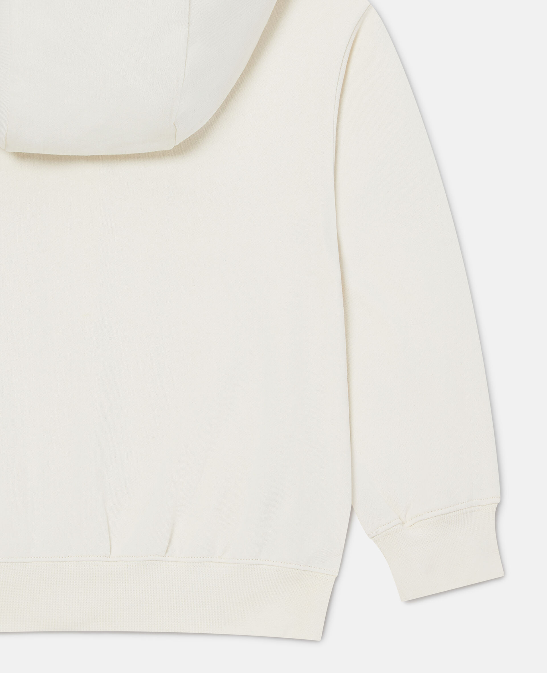 Logo Full-Zip Hoodie-Cream-large image number 3