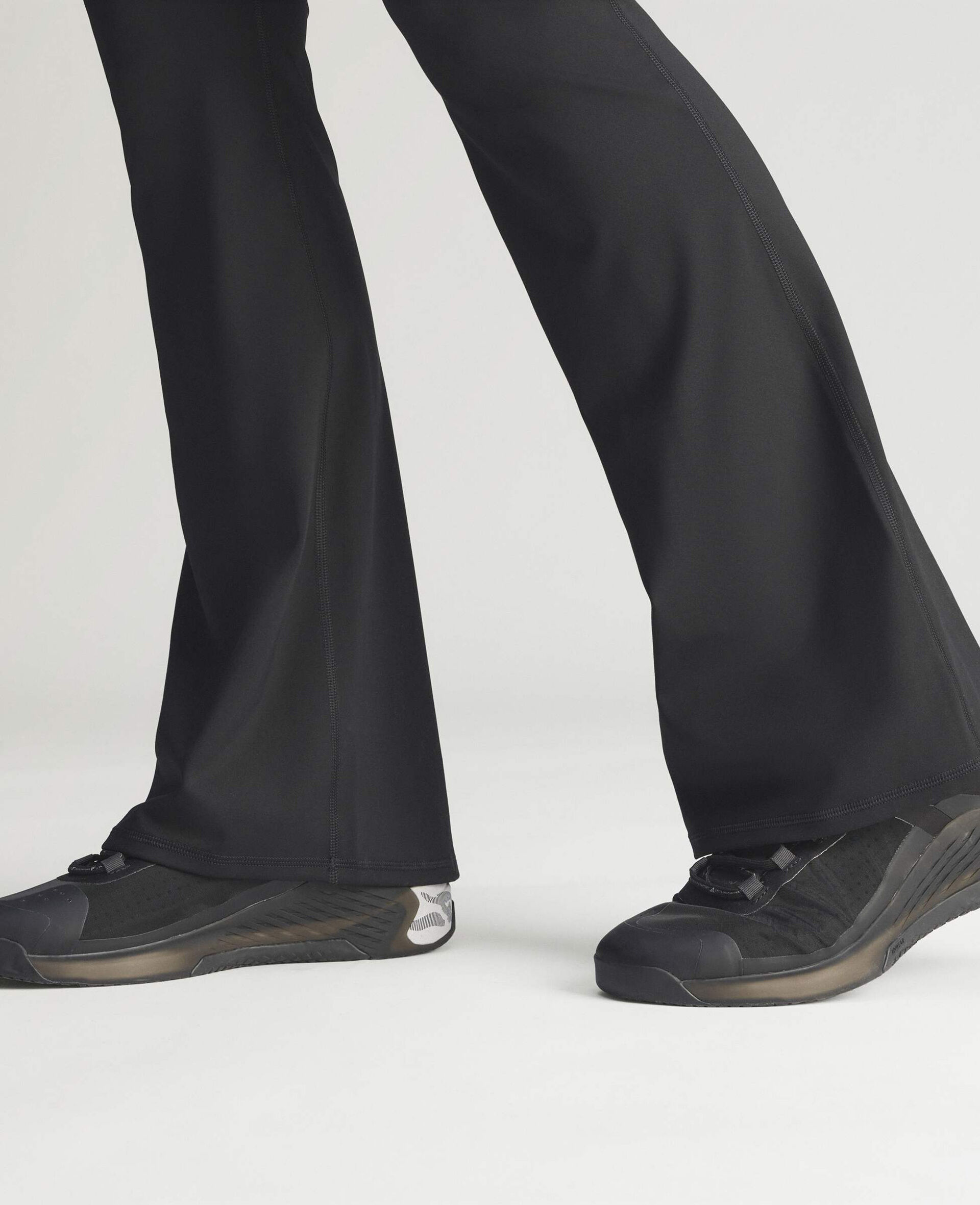 TruePurpose Flared Training Leggings -Black-large image number 5