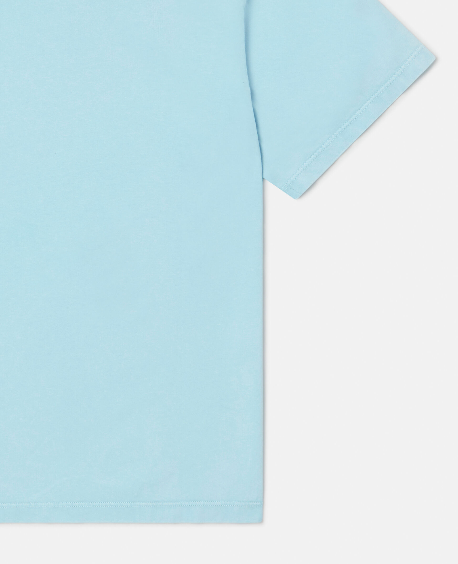Stella Logo Active Oversized T-Shirt-Blue-large image number 3