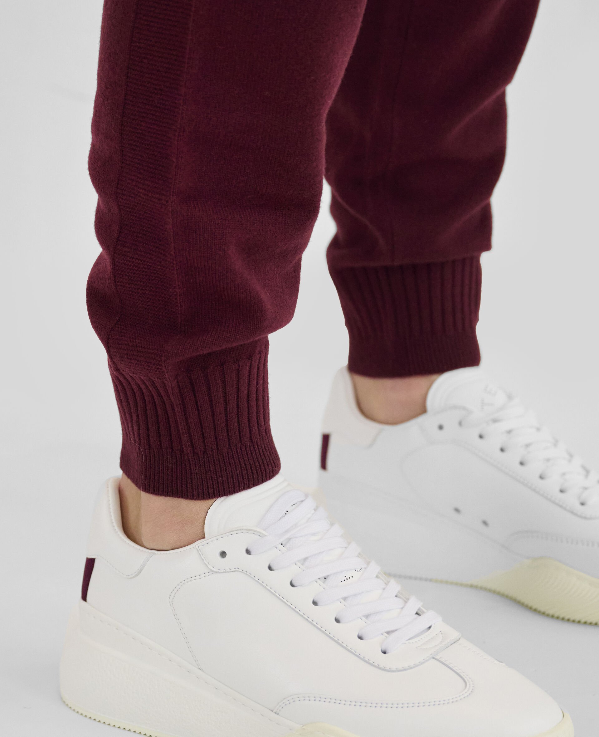 Mid-Rise Tapered Joggers-Black-large Mid-Rise Tapered Joggers-Black-large image number 4