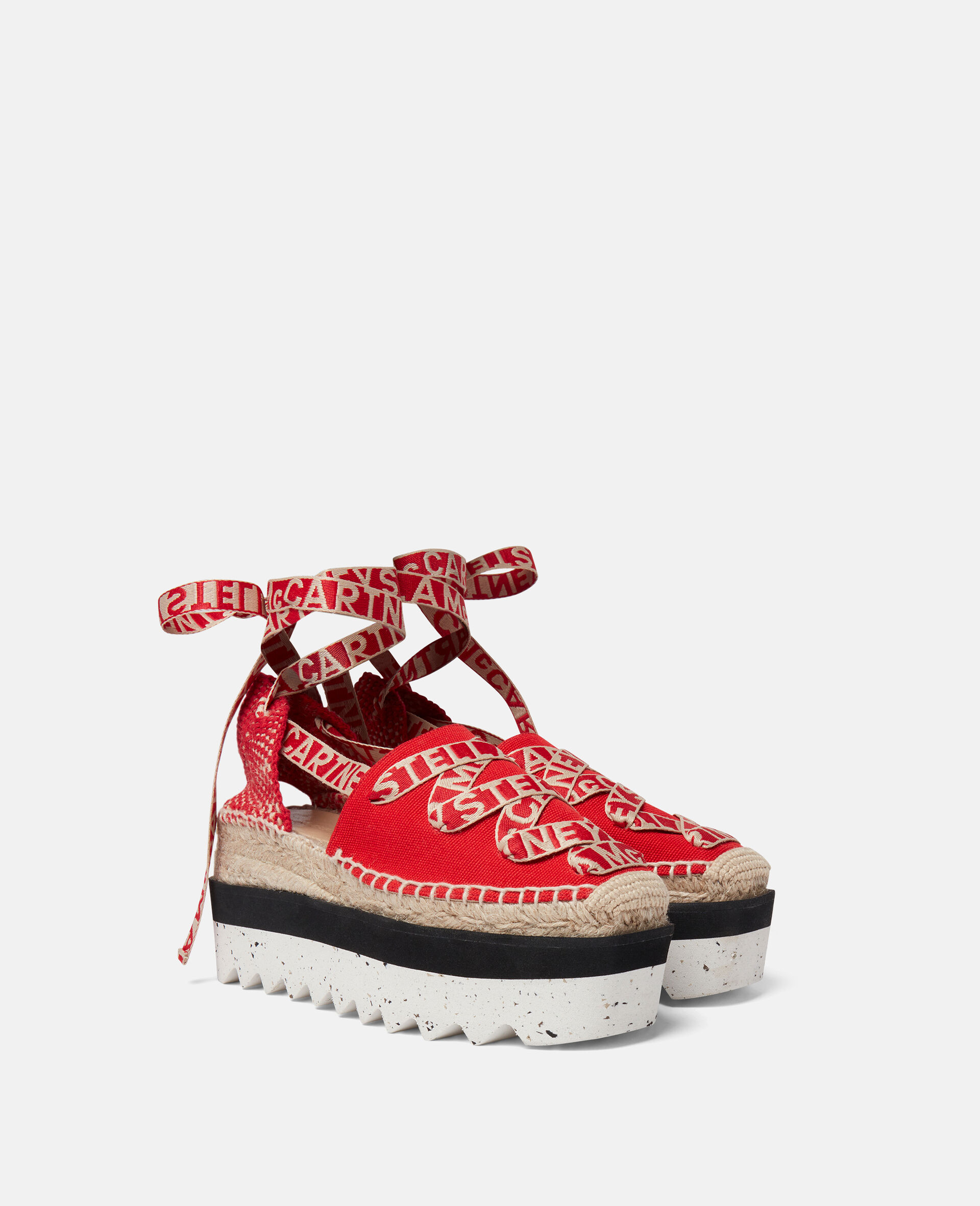 Gaia Platform Espadrilles-Black-large image number 1