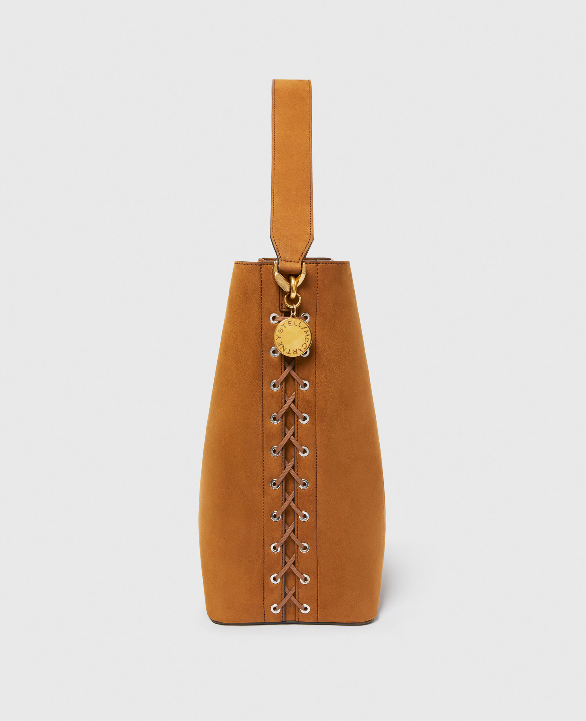 Frayme Whipstitch Tote Bag-Brown-large image number 5