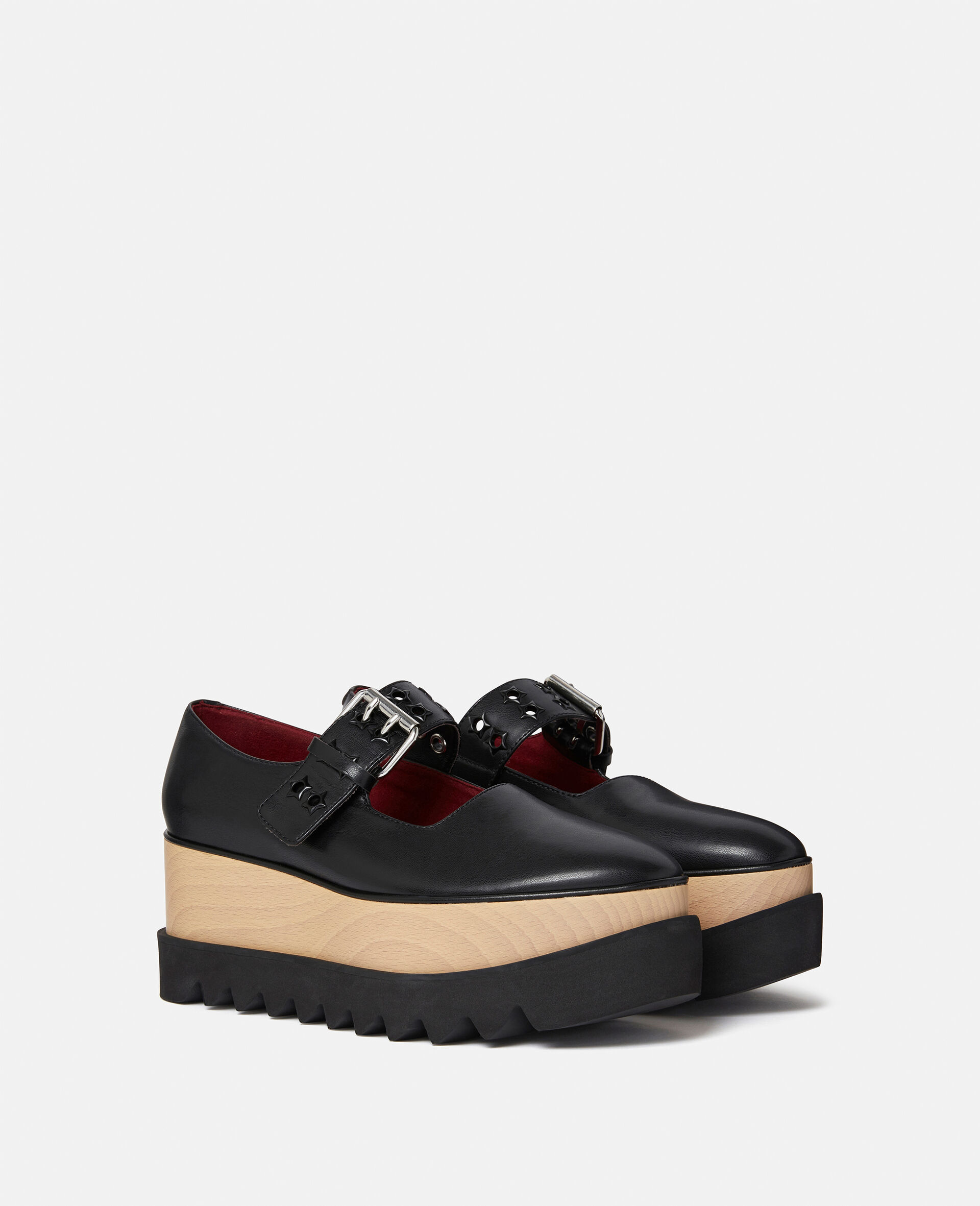 Elyse Star-Studded Mary Janes-Black-large image number 1