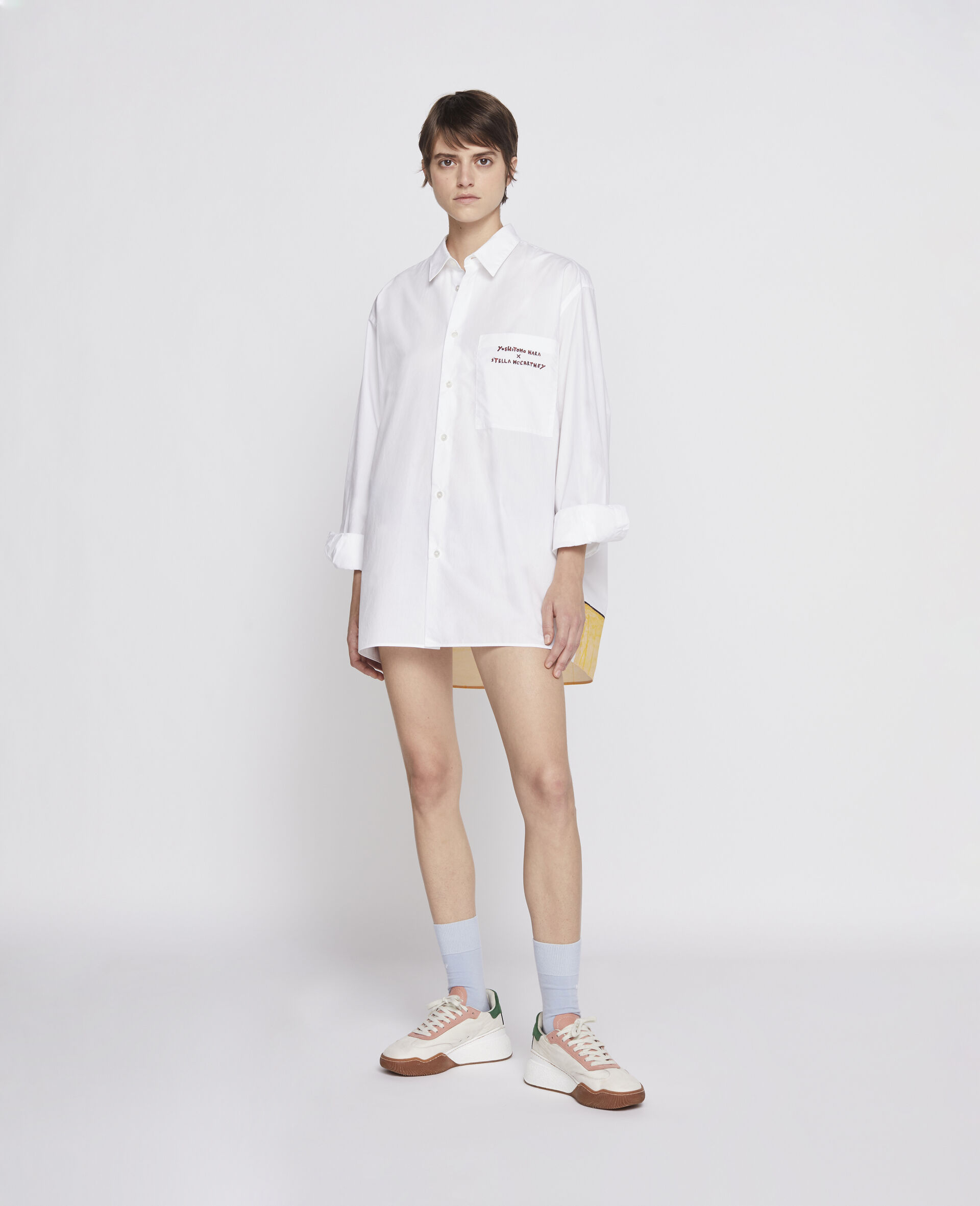 Nara Cotton Shirt-White-large image number 3