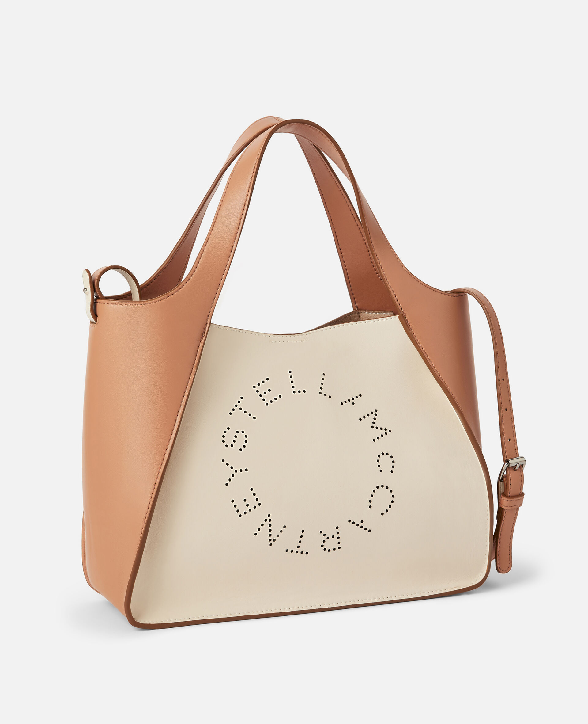 Stella Logo Crossbody Bag -White-large image number 1