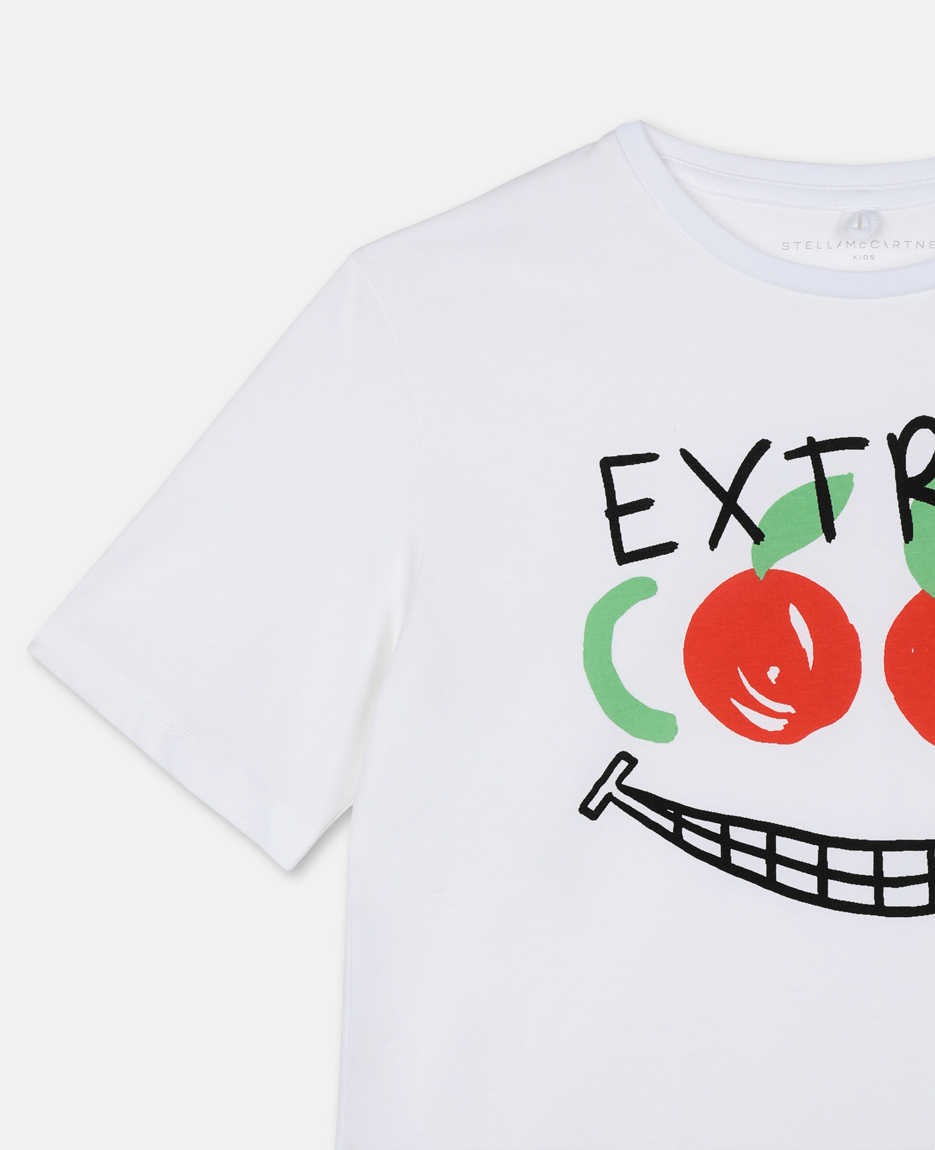 Extra Cool Oversize Cotton T-shirt -White-large image number 1