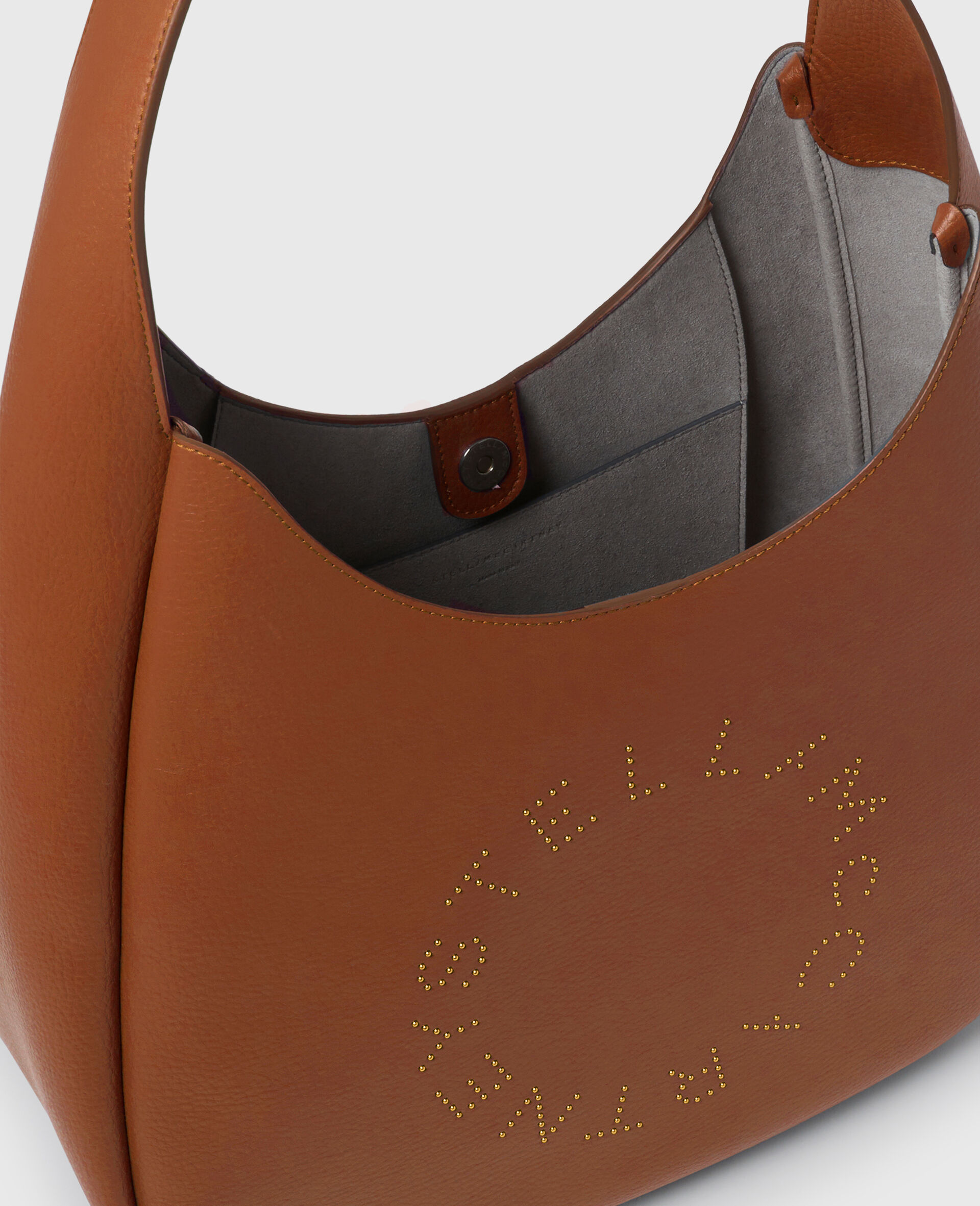 Logo Slouchy Medium Hobo Tasche -Rot-large image number 3